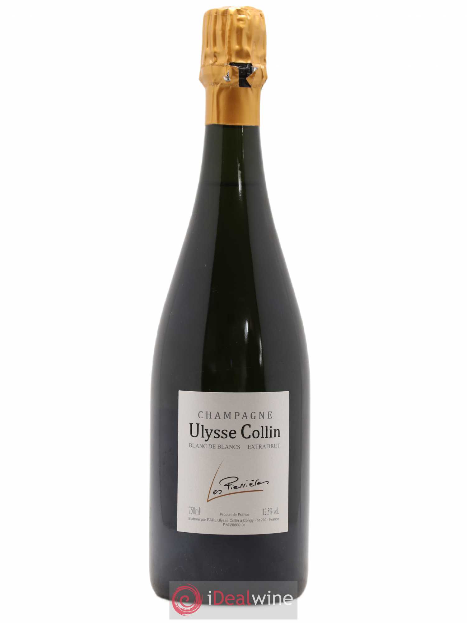 Les Pierrières Blancs de Blancs Extra-Brut Ulysse Collin - Lot de 1 bouteille - 0
