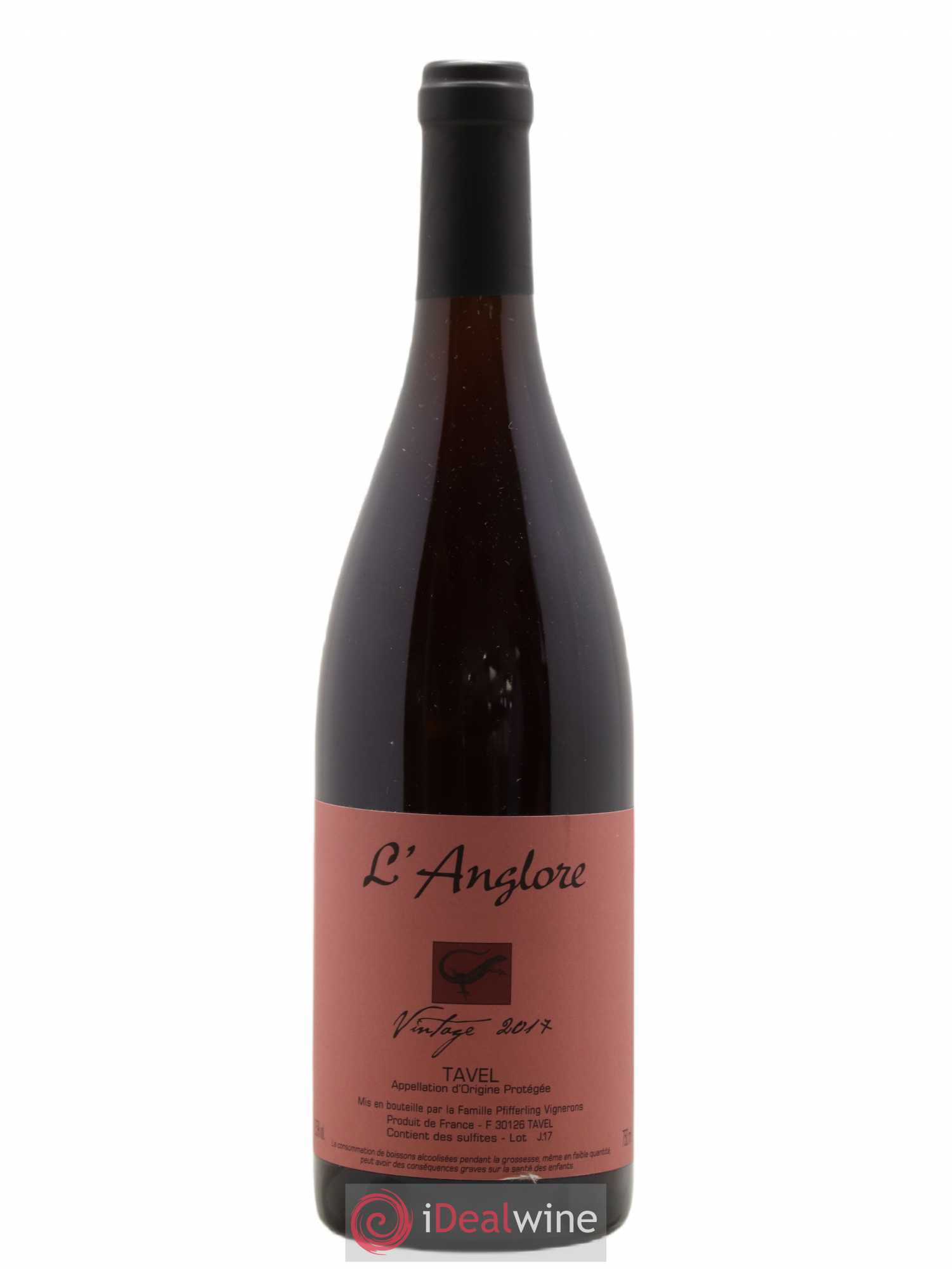 Tavel Vintage L'Anglore 2017 - Lot de 1 bouteille - 0