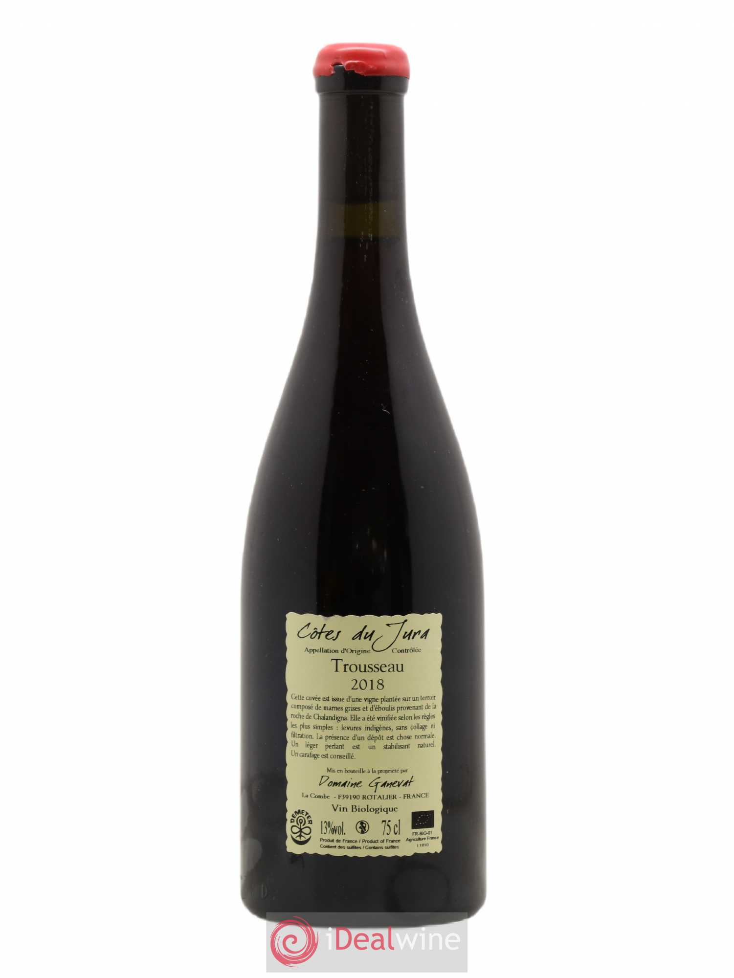 Côtes du Jura Plein Sud Jean-François Ganevat (Domaine) 2018 - Lot de 1 bouteille - 1