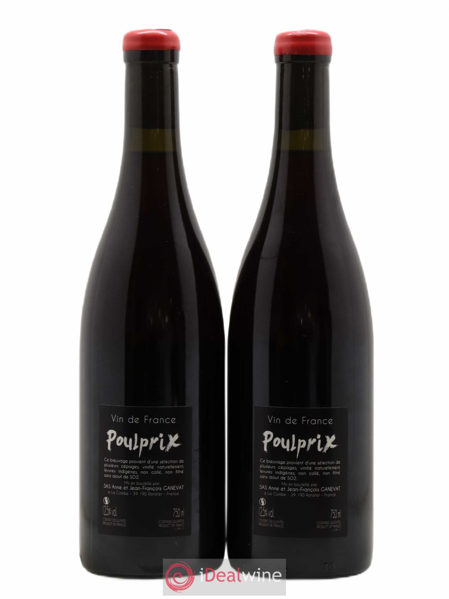 Vin de France Poulprix Anne et Jean François Ganevat 2019 - Lot de 2 bouteilles - 1