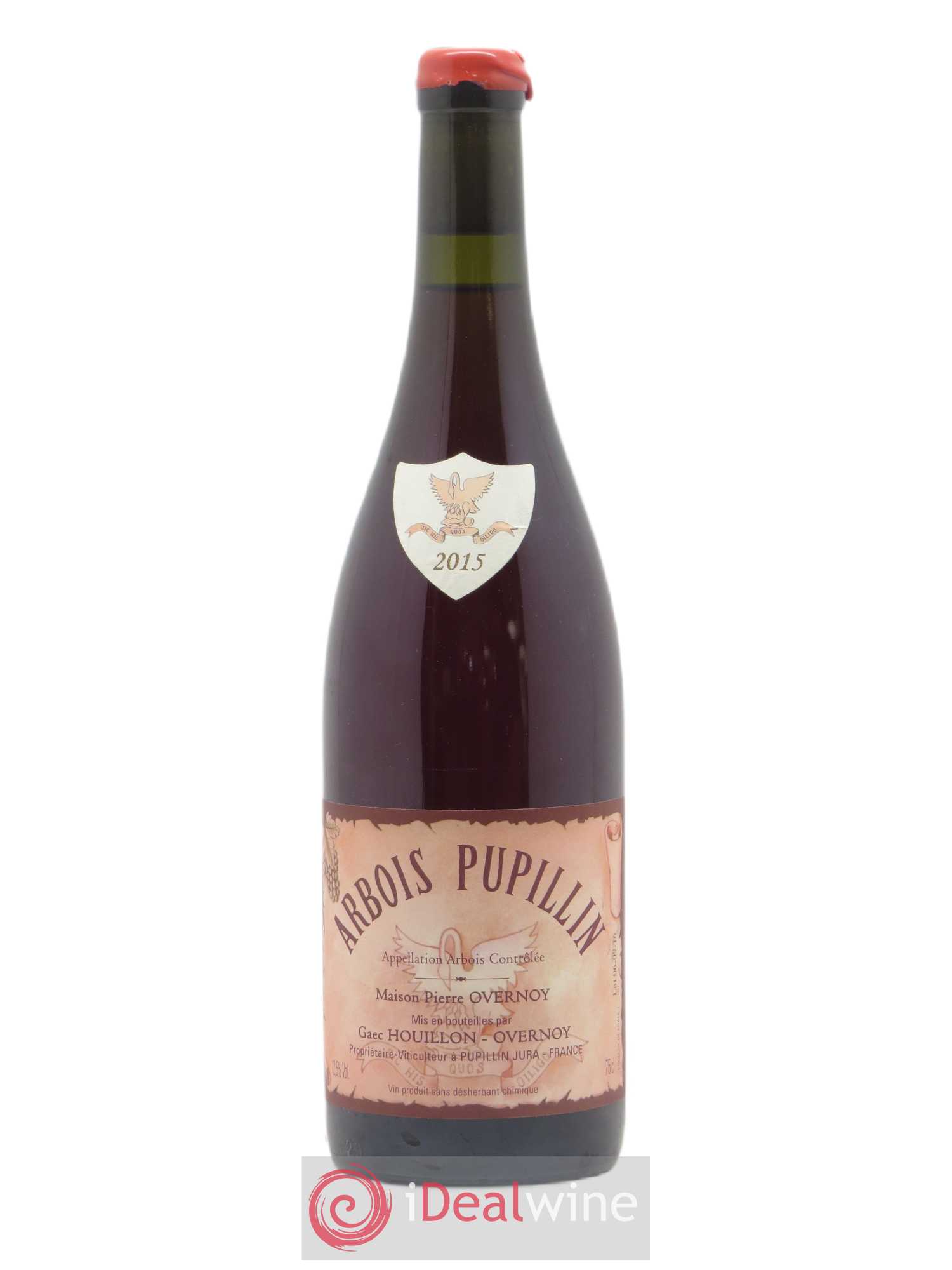 Arbois-Pupillin Poulsard (cire rouge) Overnoy-Houillon (Domaine) 2015 - Lot de 1 bouteille - 0