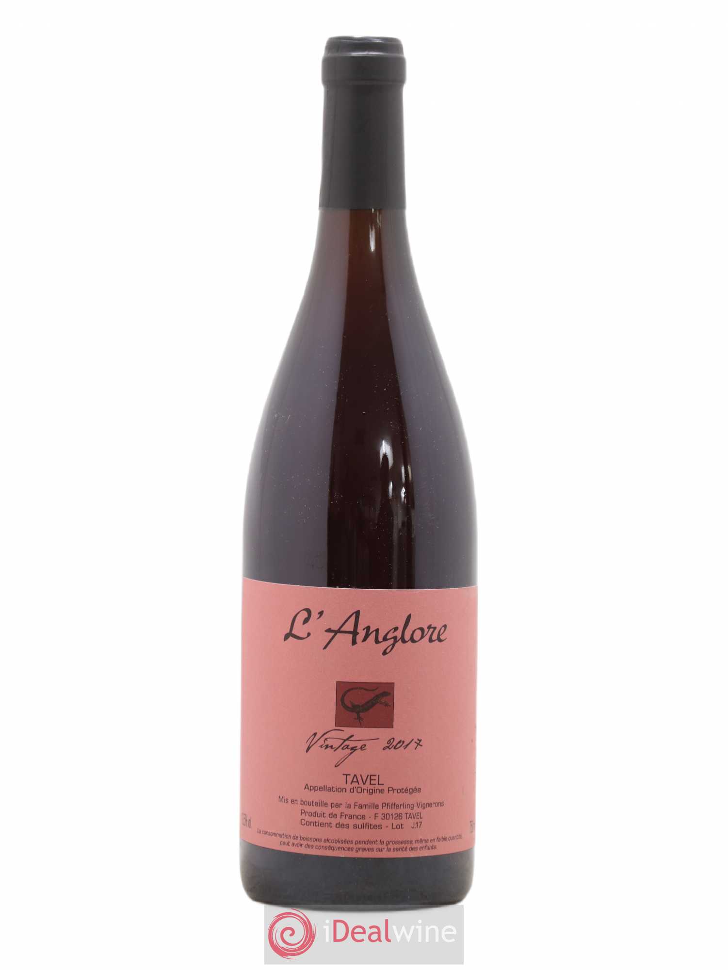 Tavel Vintage L'Anglore 2017 - Lot de 1 bouteille - 0