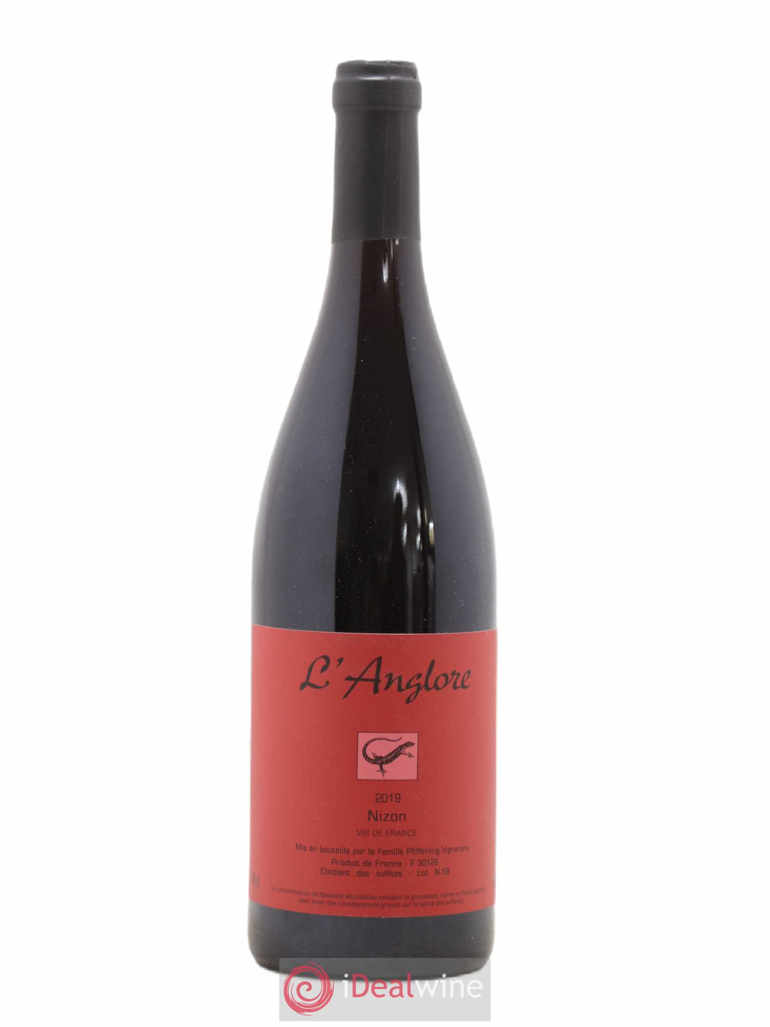 Vin de France Nizon L'Anglore 2019 - Lot de 1 bouteille - 0