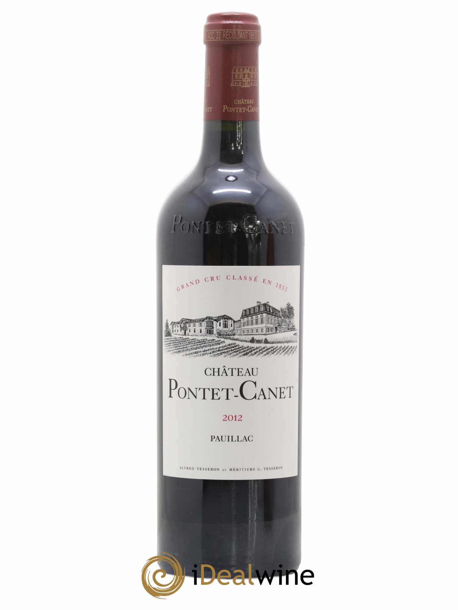 Château Pontet Canet 5ème Grand Cru Classé 2012 - Lot de 1 bouteille - 0
