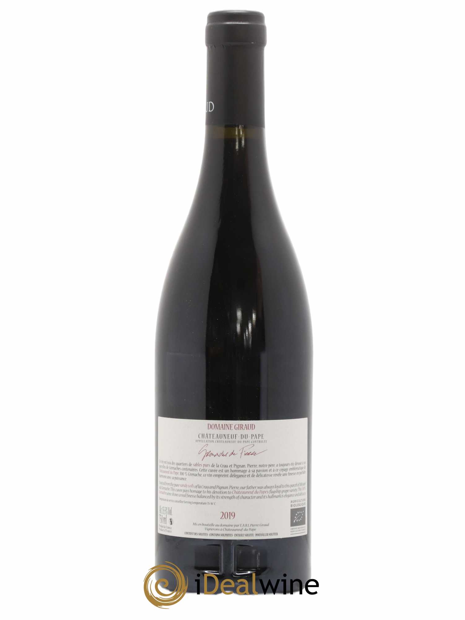 Châteauneuf-du-Pape Les Grenaches De Pierre Giraud (Domaine) 2019 - Lot de 1 bouteille - 1