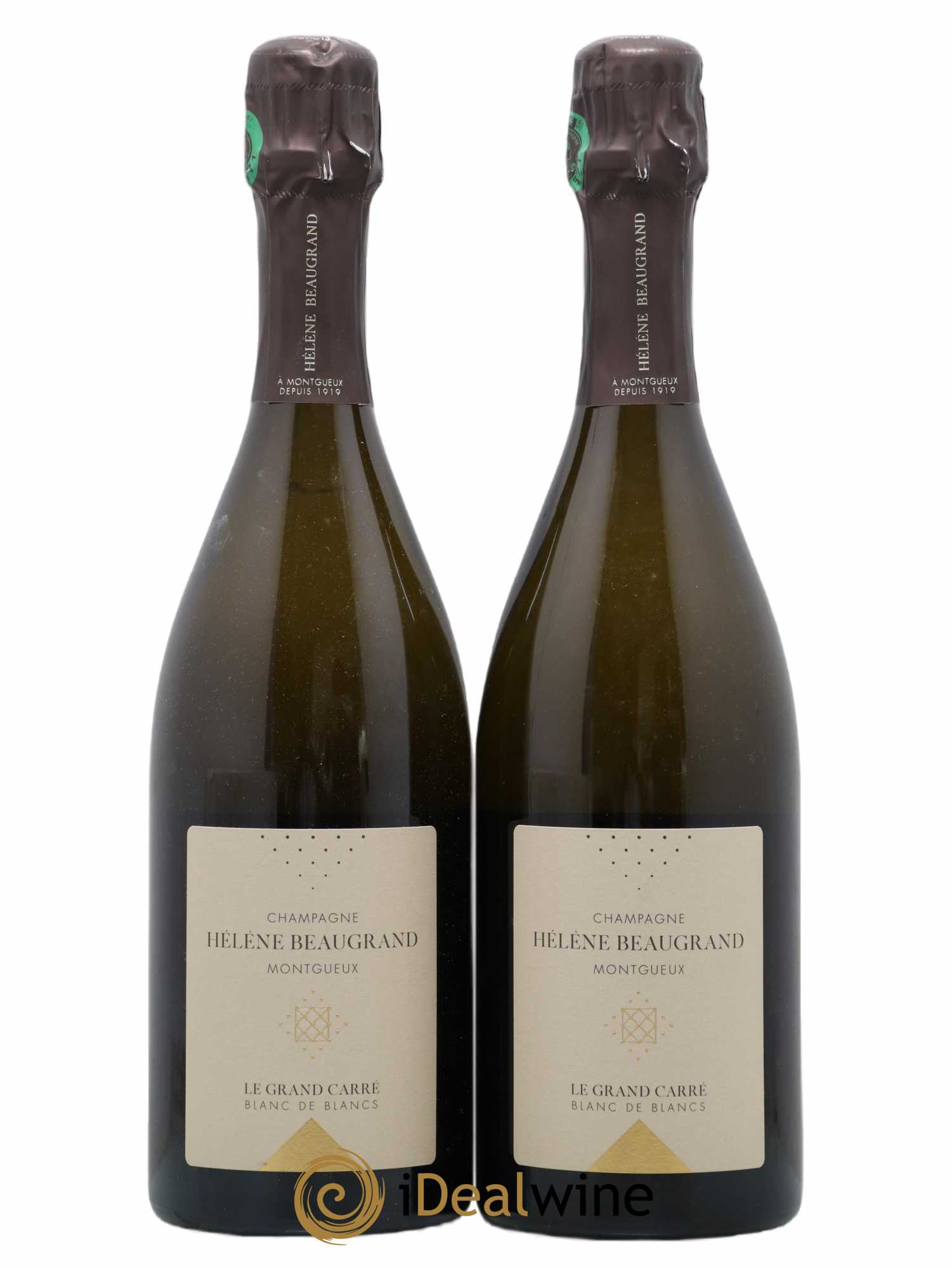 Champagne Le Grand Carré Blanc de Blancs Domaine Hélène Beaugrand - Lot de 2 bouteilles - 0