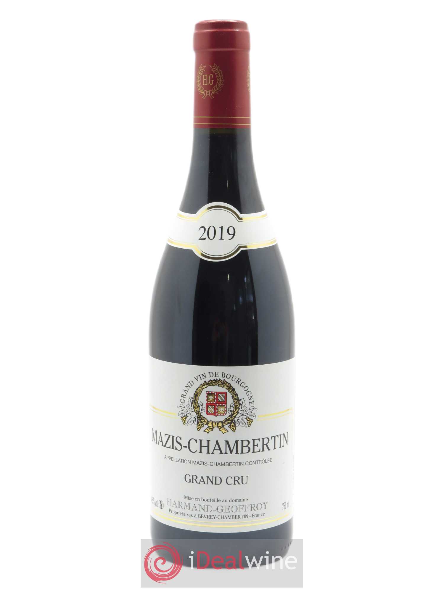 Mazis-Chambertin Grand Cru Harmand-Geoffroy (Domaine) 2019 - Lot de 1 bouteille - 0