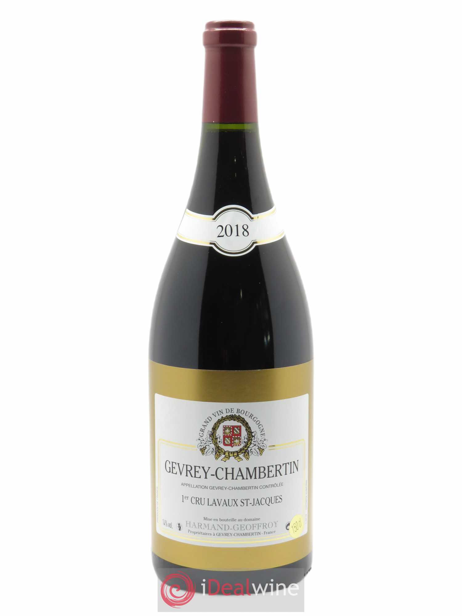 Gevrey-Chambertin 1er Cru Lavaux Saint Jacques Harmand-Geoffroy (Domaine) 2018 - Lot de 1 magnum - 0