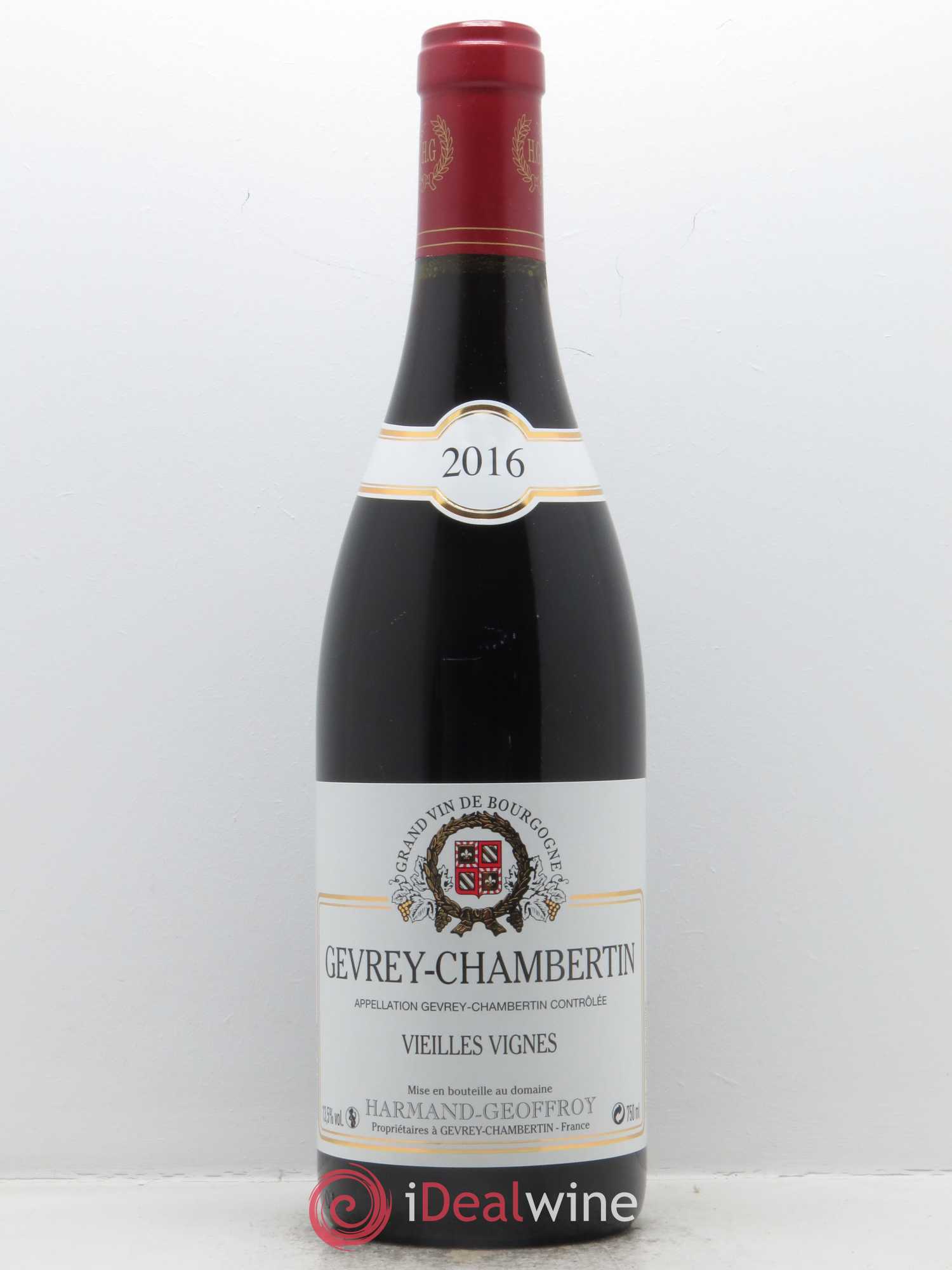 Gevrey-Chambertin Vieilles vignes Harmand-Geoffroy (Domaine) 2016 - Lot de 1 bouteille - 0