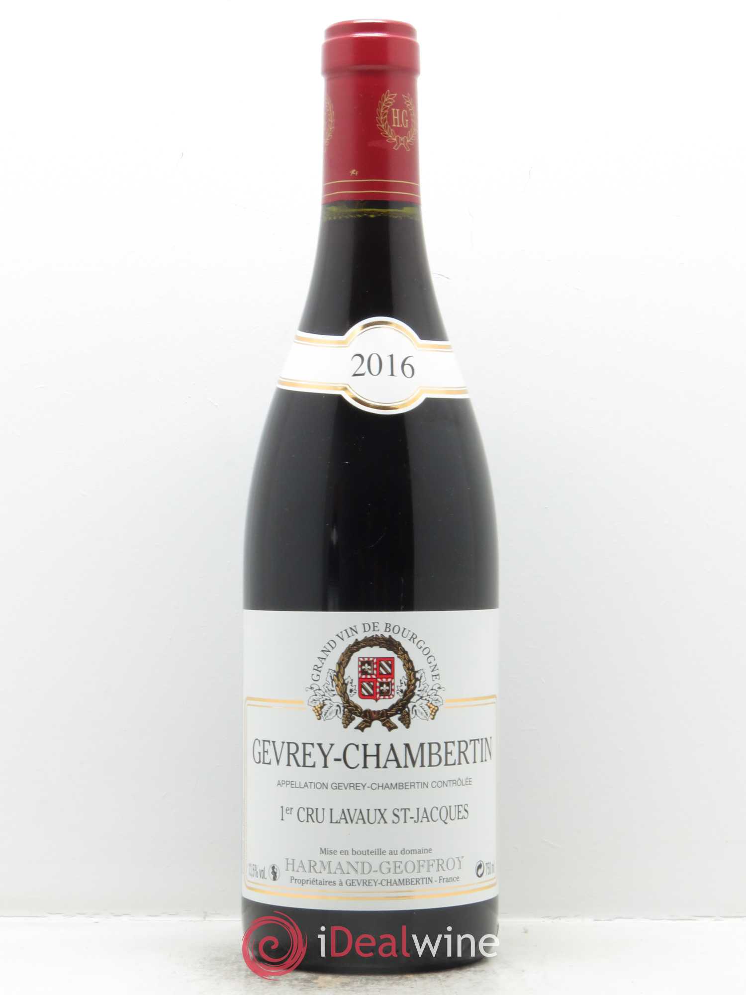 Gevrey-Chambertin 1er Cru Lavaux Saint Jacques Harmand-Geoffroy (Domaine) 2016 - Lot de 1 bouteille - 0