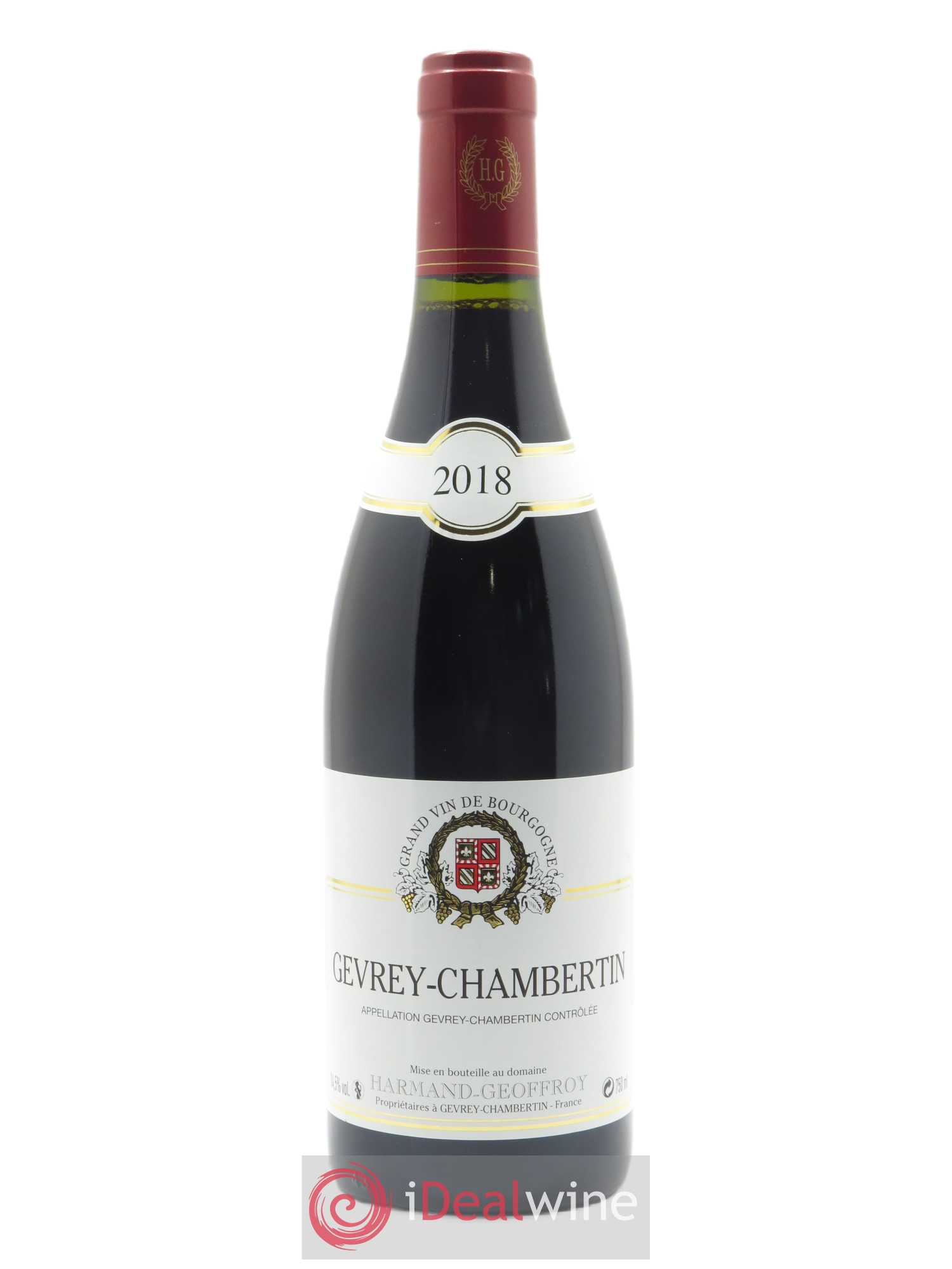 Gevrey-Chambertin Vieilles vignes Harmand-Geoffroy (Domaine) 2018 - Lot de 1 bouteille - 0