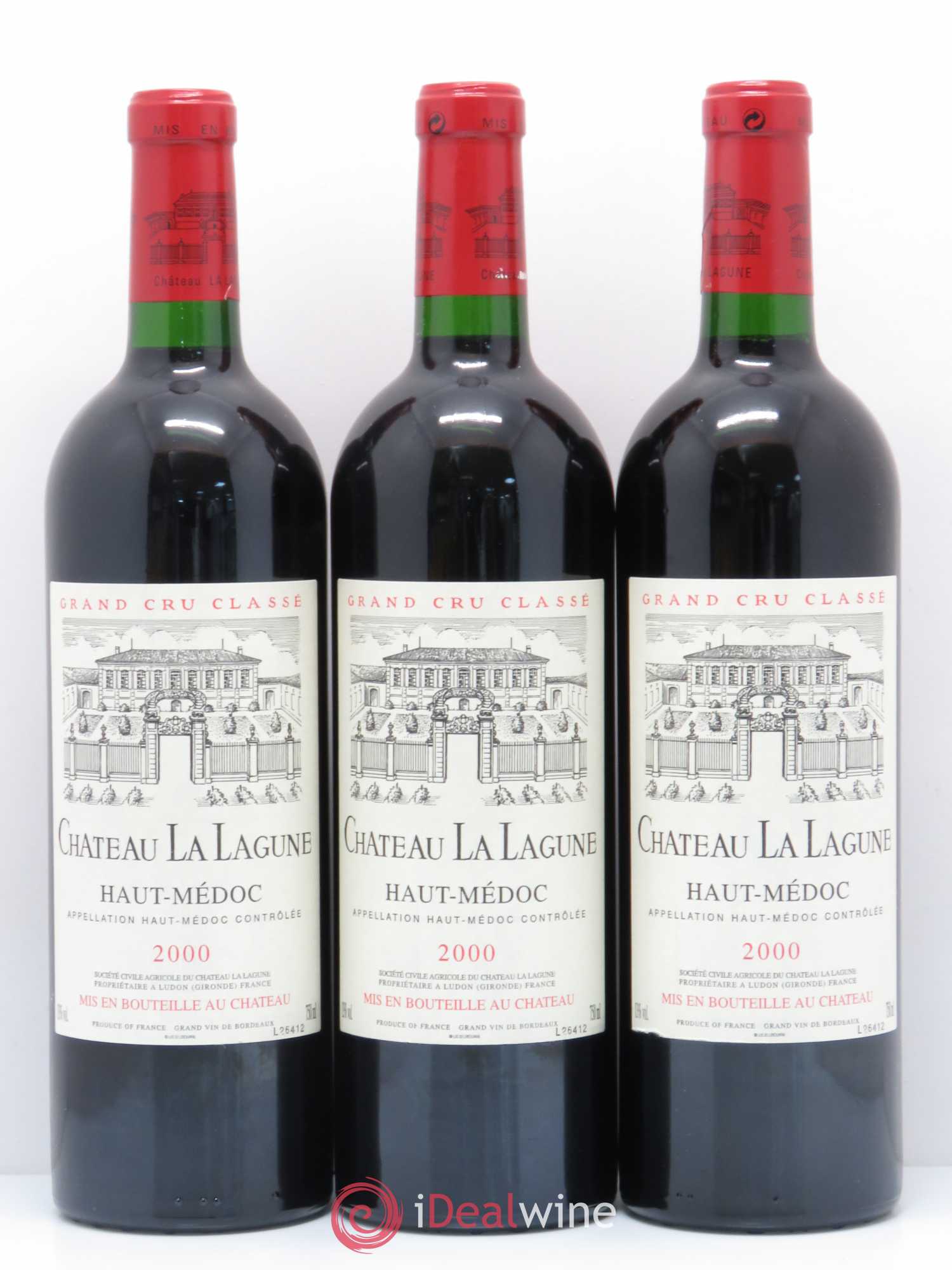 Château la Lagune 3ème Grand Cru Classé 2000 - Lot de 12 bouteilles - 2