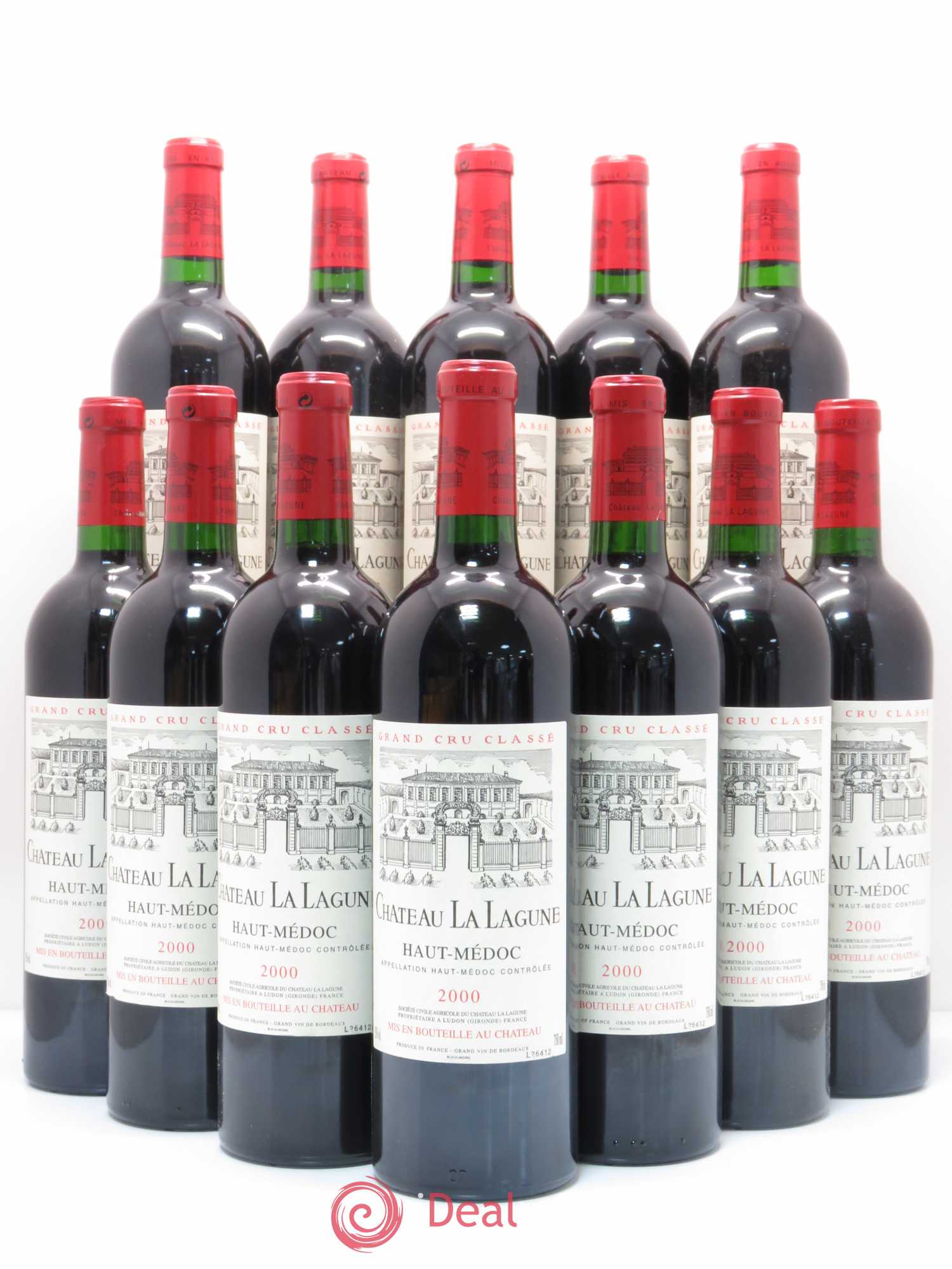 Château la Lagune 3ème Grand Cru Classé 2000 - Lot de 12 bouteilles - 0