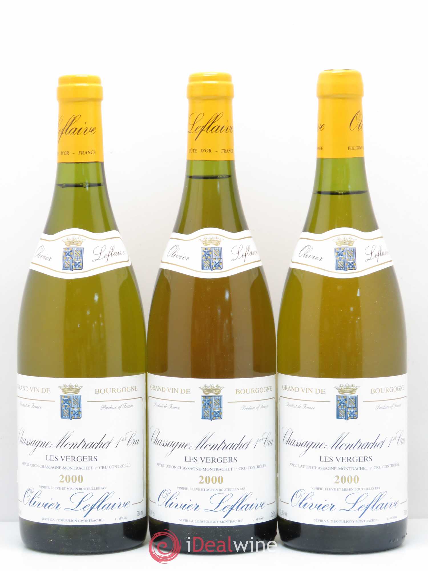 Chassagne-Montrachet 1er Cru Les Vergers Olivier Leflaive 2000 - Posten von 6 Flaschen - 1