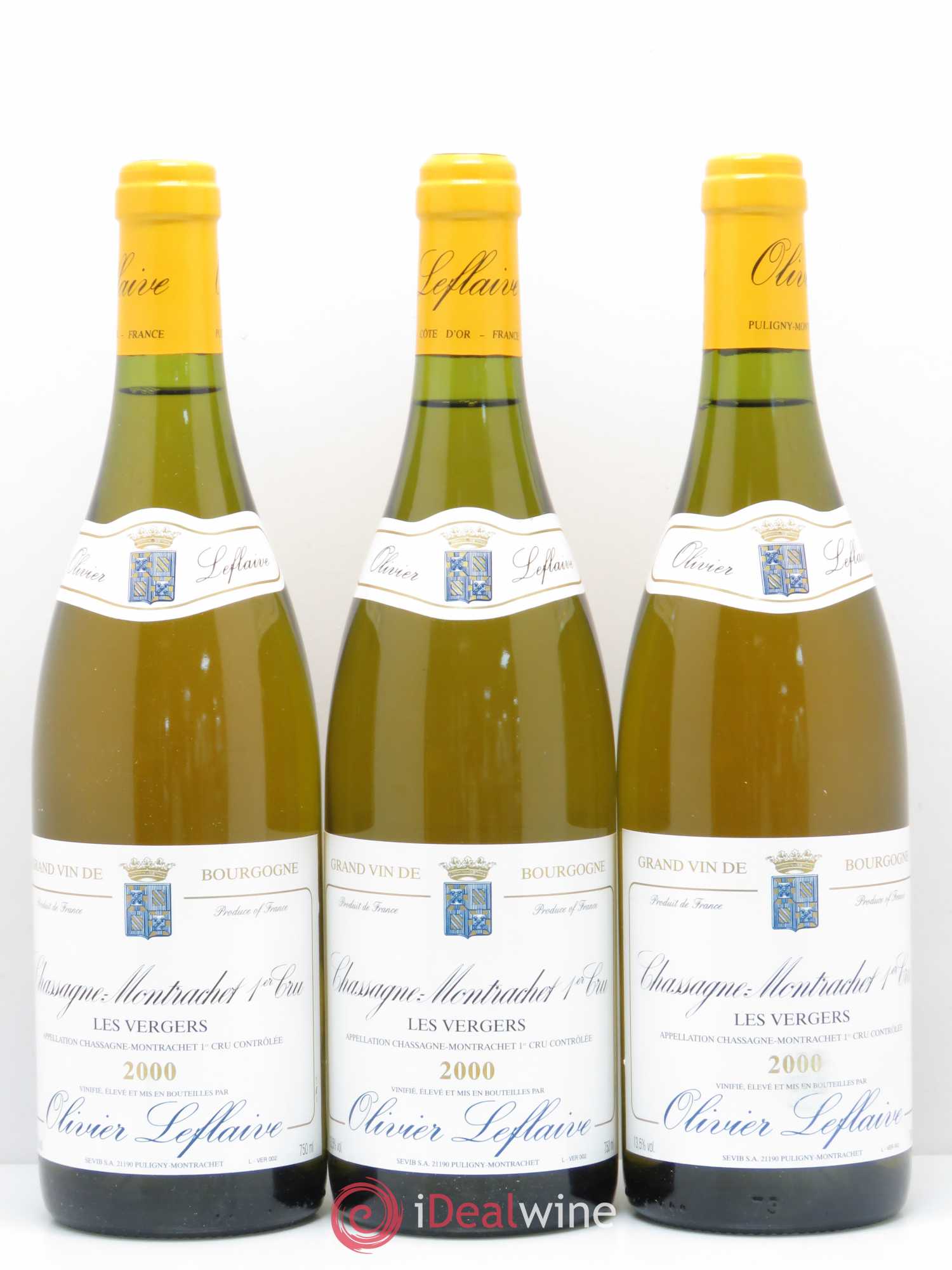 Chassagne-Montrachet 1er Cru Les Vergers Olivier Leflaive 2000 - Posten von 6 Flaschen - 2