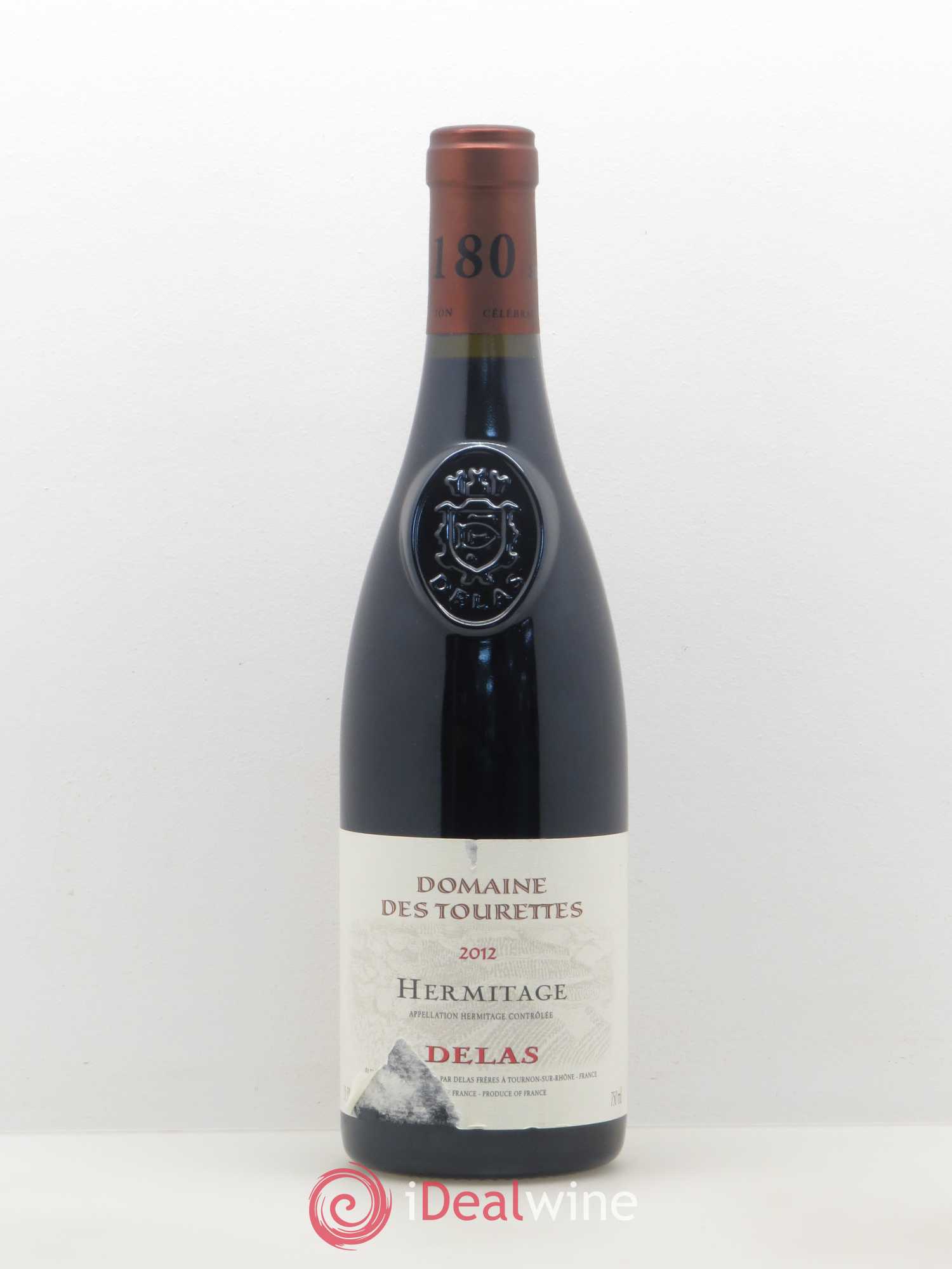 Hermitage Domaine des Tourettes Delas Frères 2012 - Lot de 1 bouteille - 0