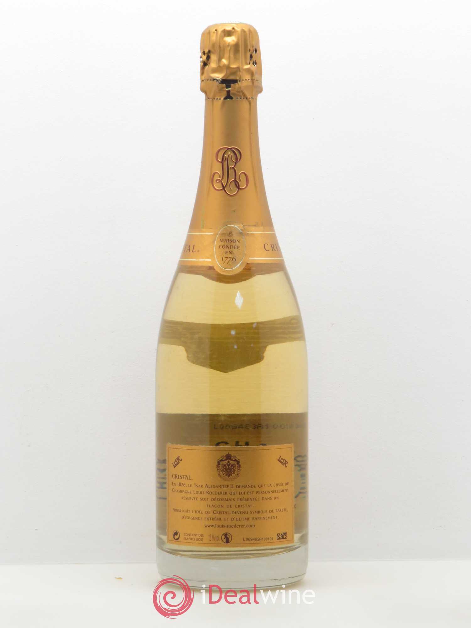 Cristal Louis Roederer 2005 - Lot de 1 bouteille - 1