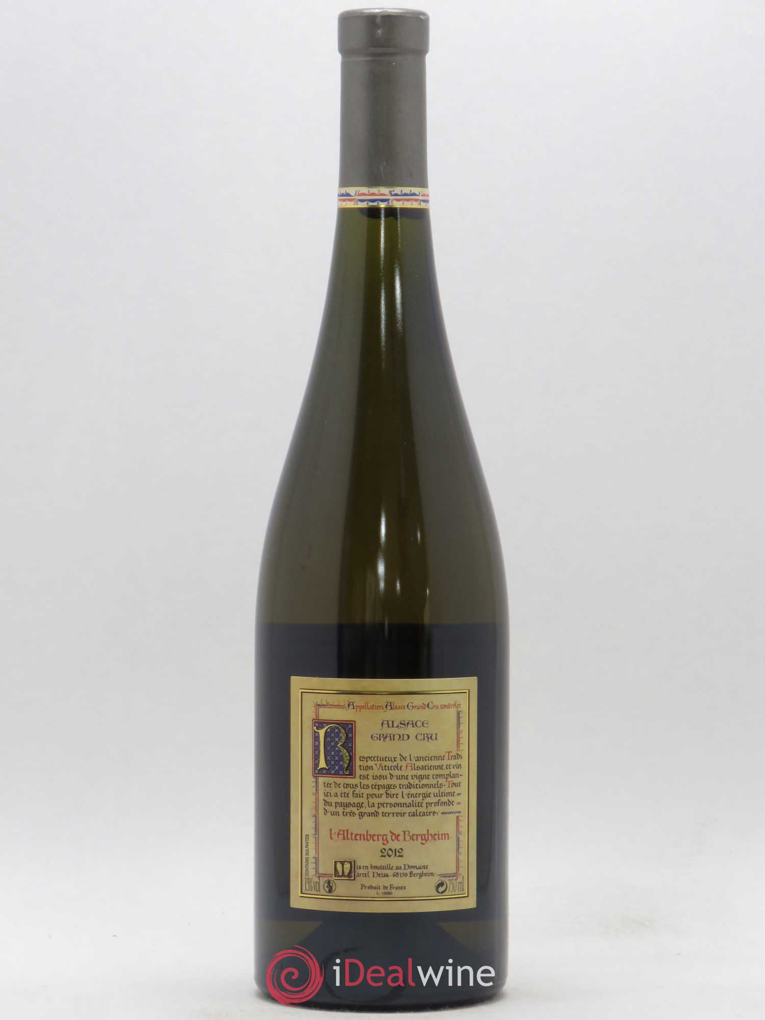 Alsace Grand Cru Altenberg de Bergheim Marcel Deiss (Domaine) 2012 - Lot de 1 bouteille - 1