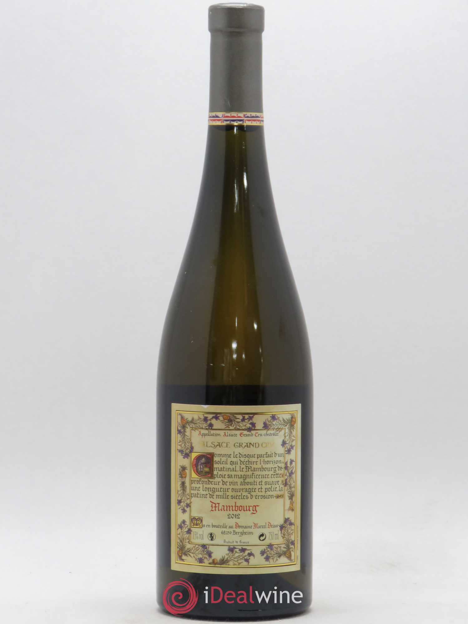 Alsace Grand Cru Mambourg Marcel Deiss (Domaine) 2012 - Lot de 1 bouteille - 1