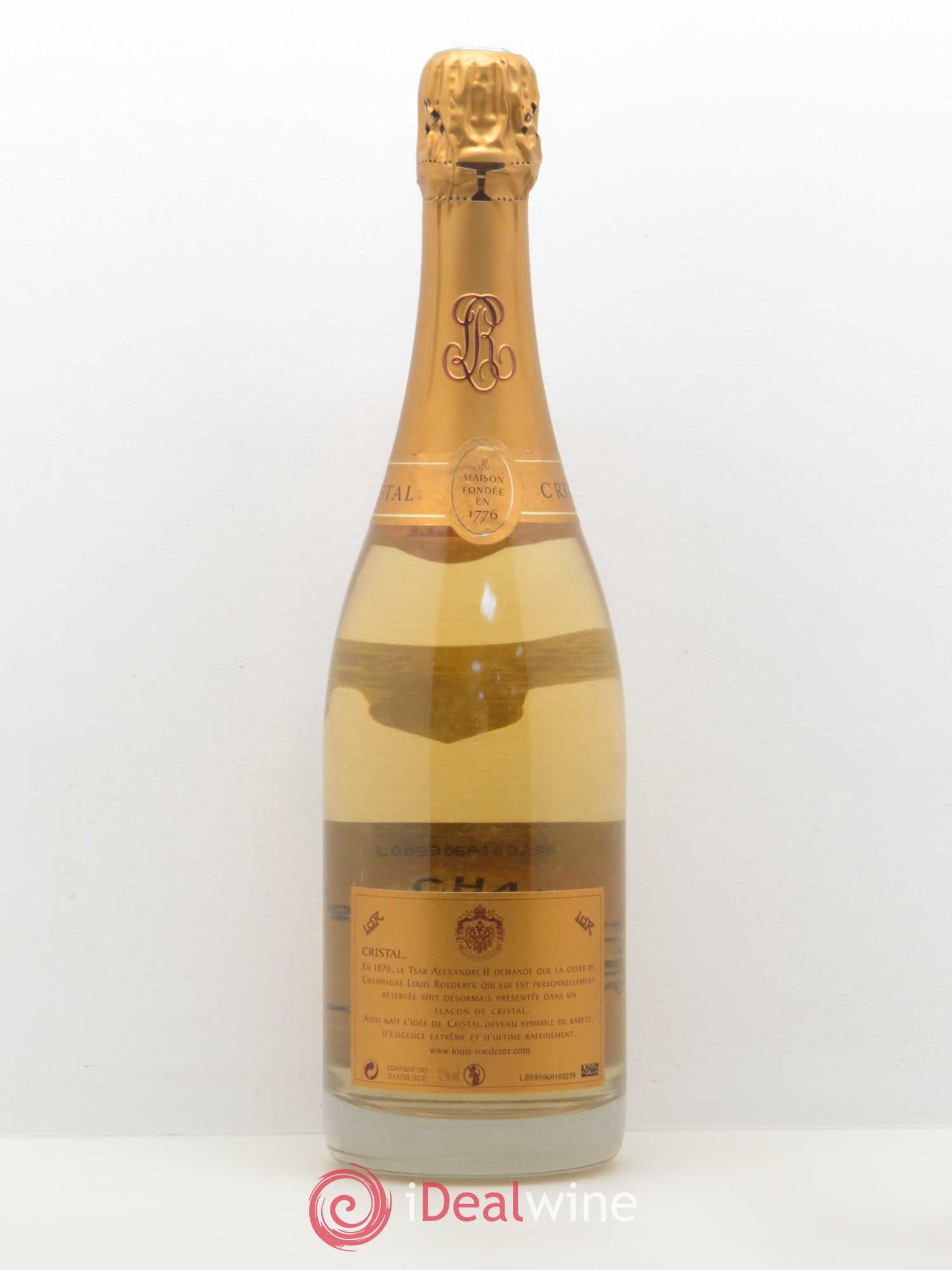 Cristal Louis Roederer 2006 - Lot de 1 bouteille - 1