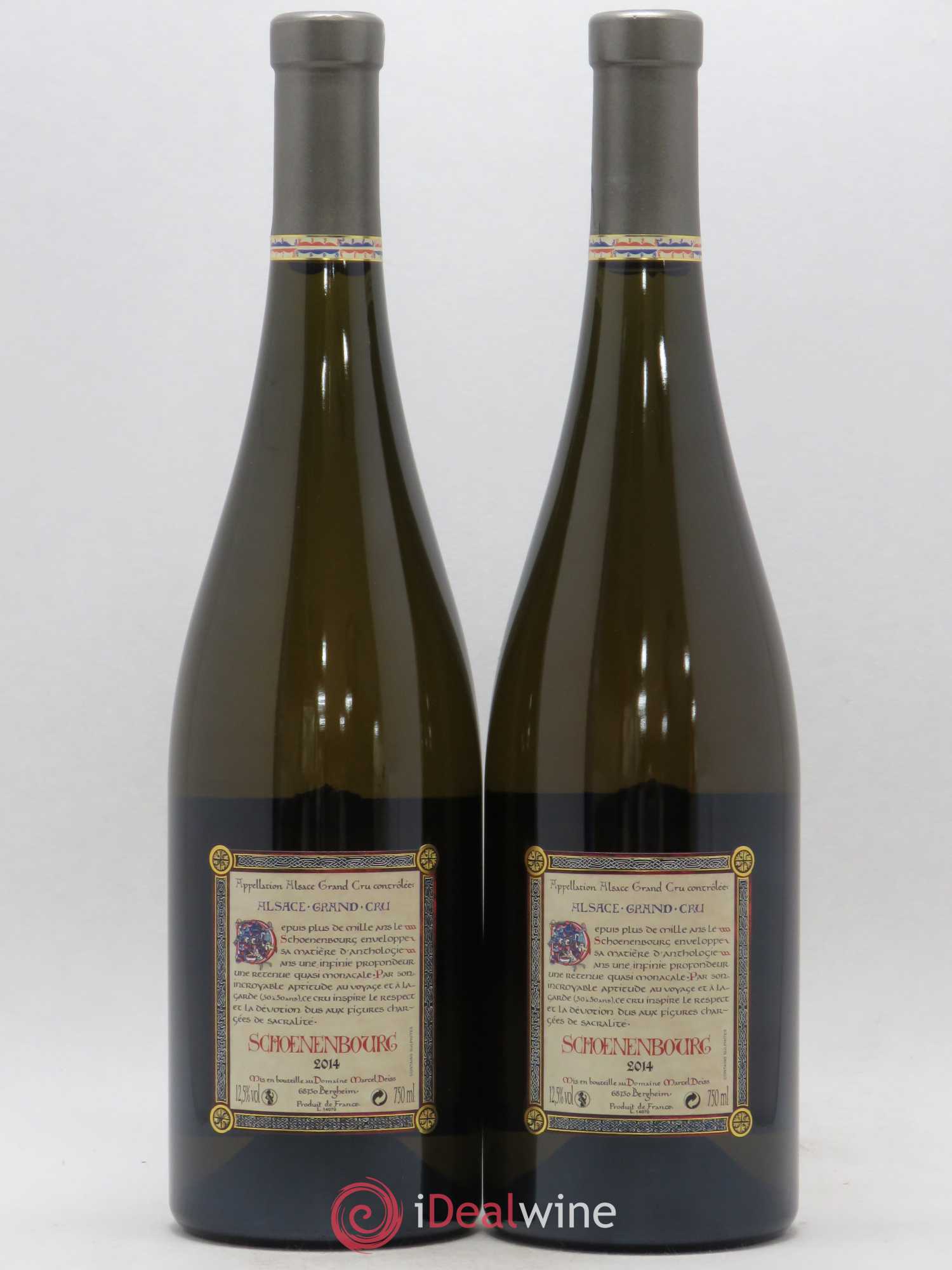 Alsace Grand Cru Schoenenbourg Marcel Deiss (Domaine) 2014 - Lot de 2 bouteilles - 1