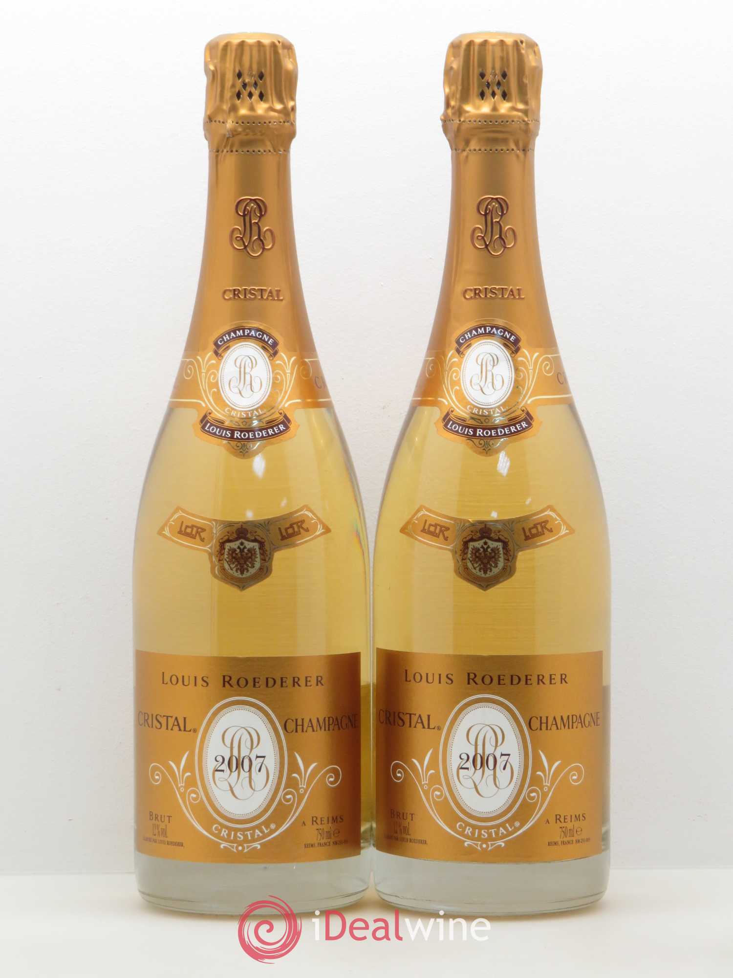 Cristal Louis Roederer 2007 - Lot de 2 bouteilles - 0