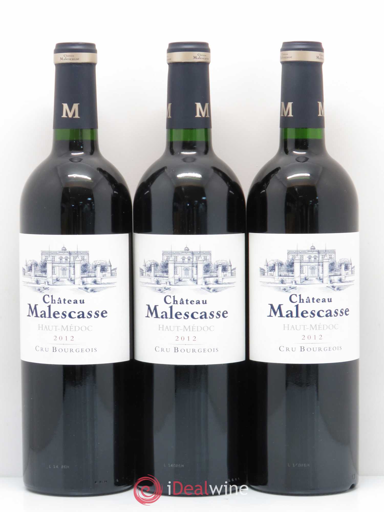 Château Malescasse Cru Bourgeois Exceptionnel 2012 - Lot de 6 bouteilles - 1