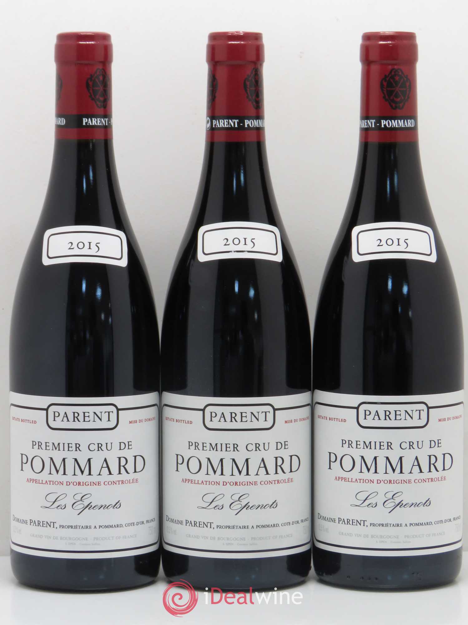 Pommard 1er Cru Les Epenots Domaine Parent 2015 - Posten von 3 Flaschen - 0