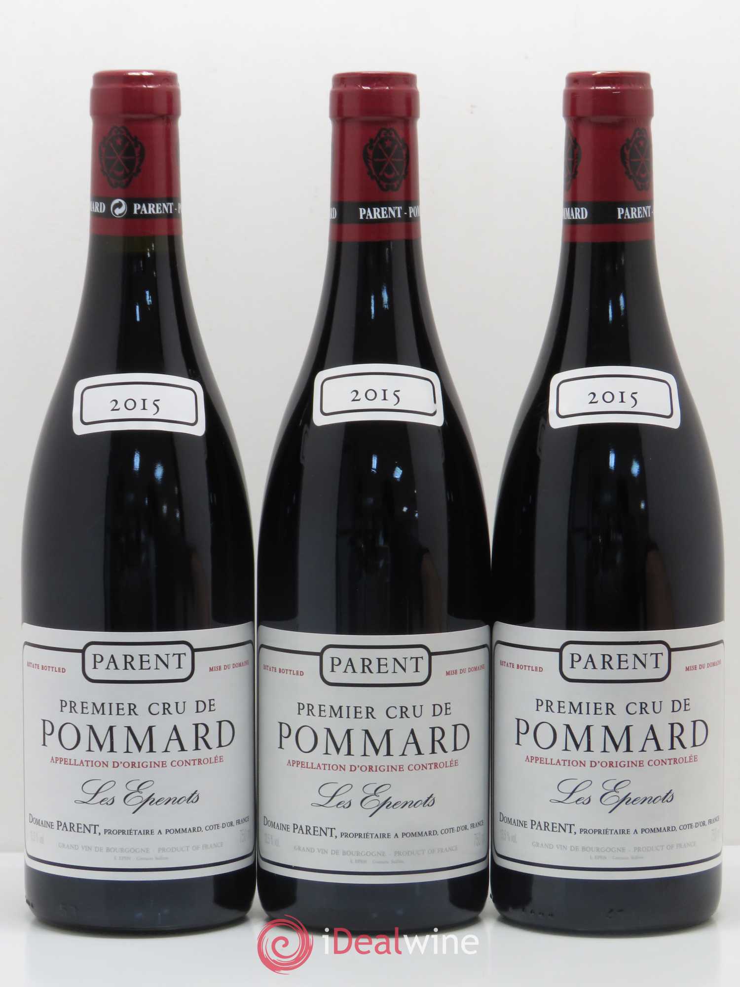 Pommard 1er Cru Les Epenots Domaine Parent 2015 - Posten von 3 Flaschen - 0