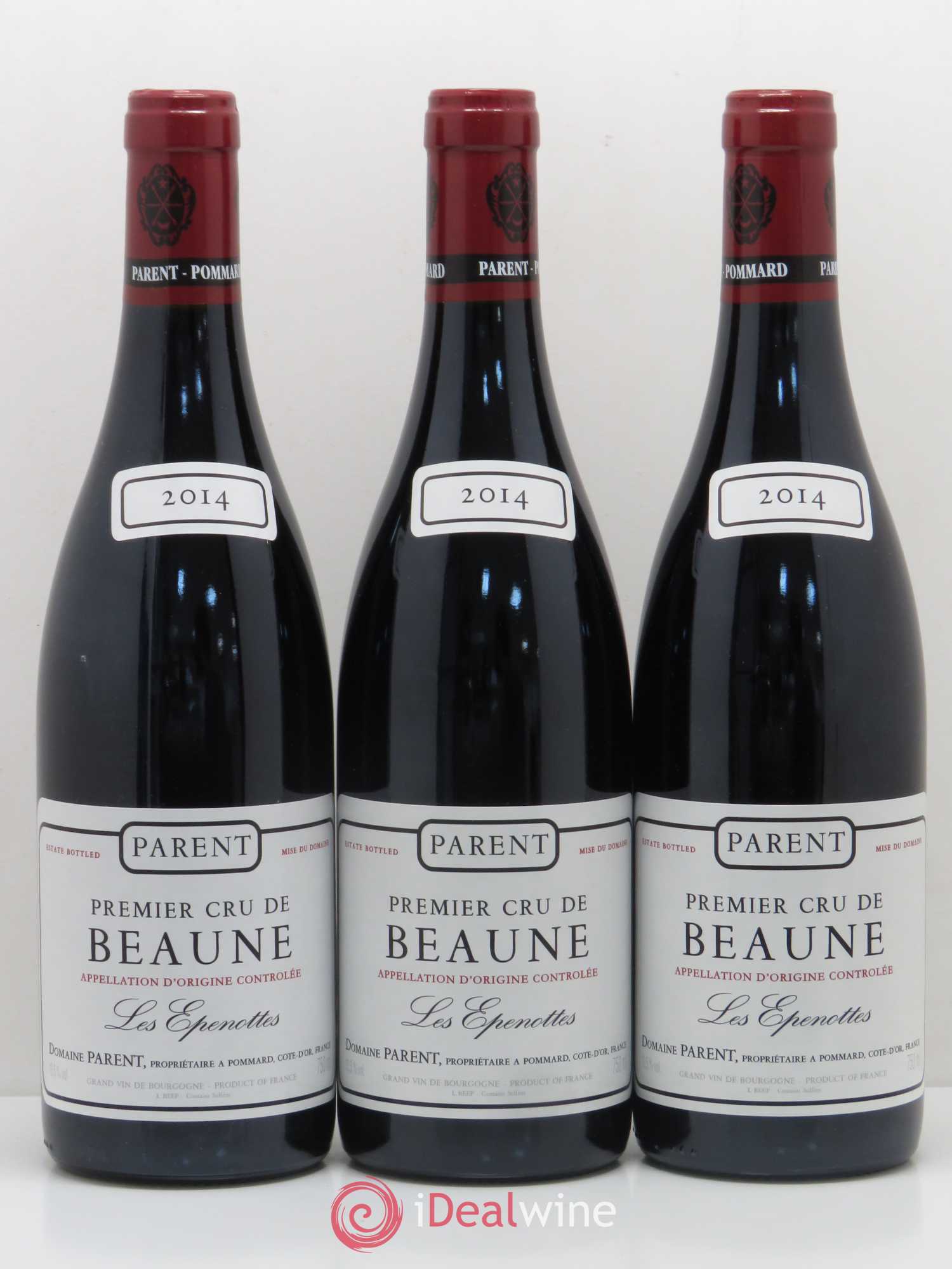 Beaune 1er Cru Les Epenottes Domaine Parent 2014 - Posten von 3 Flaschen - 0