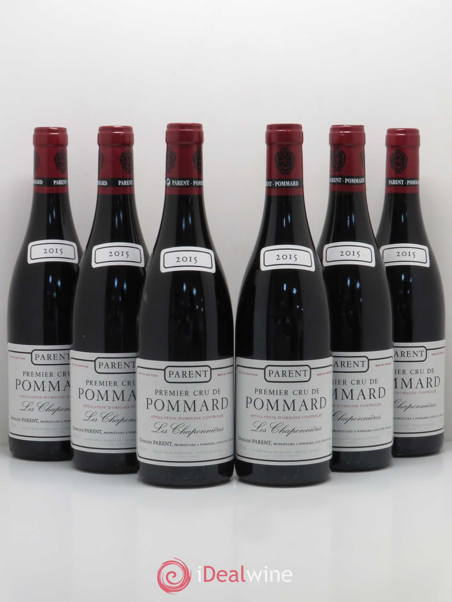 Pommard 1er Cru Les Chaponnières Domaine Parent 2015 - Posten von 6 Flaschen - 0