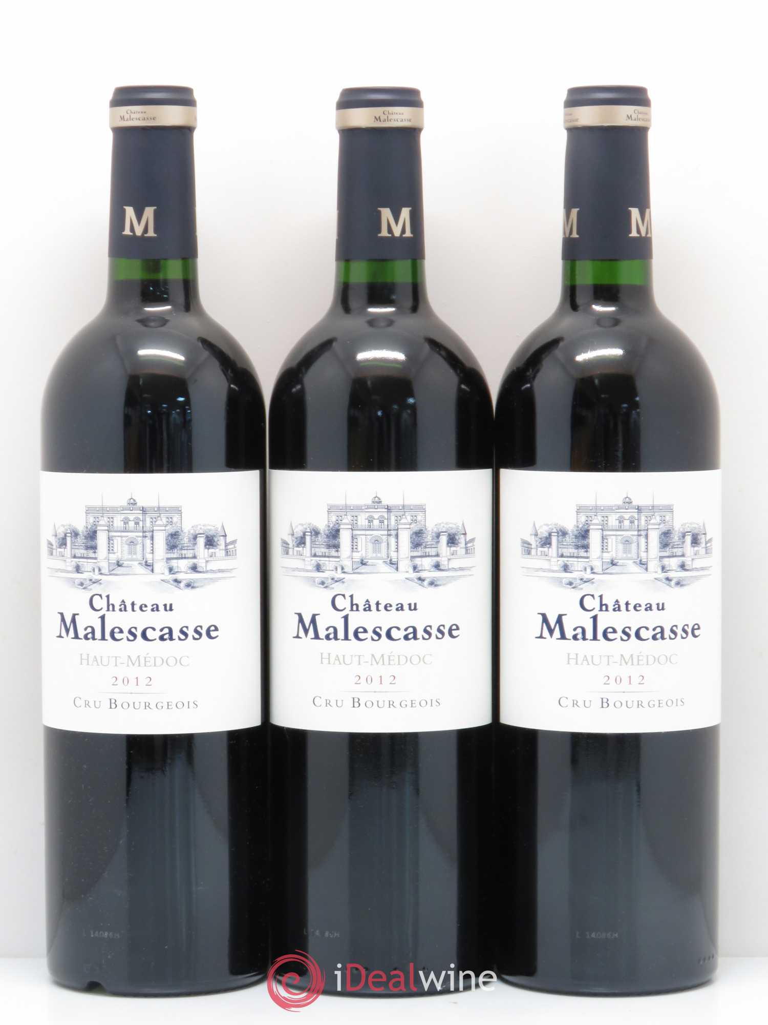 Château Malescasse Cru Bourgeois Exceptionnel 2012 - Lot de 5 bouteilles - 1