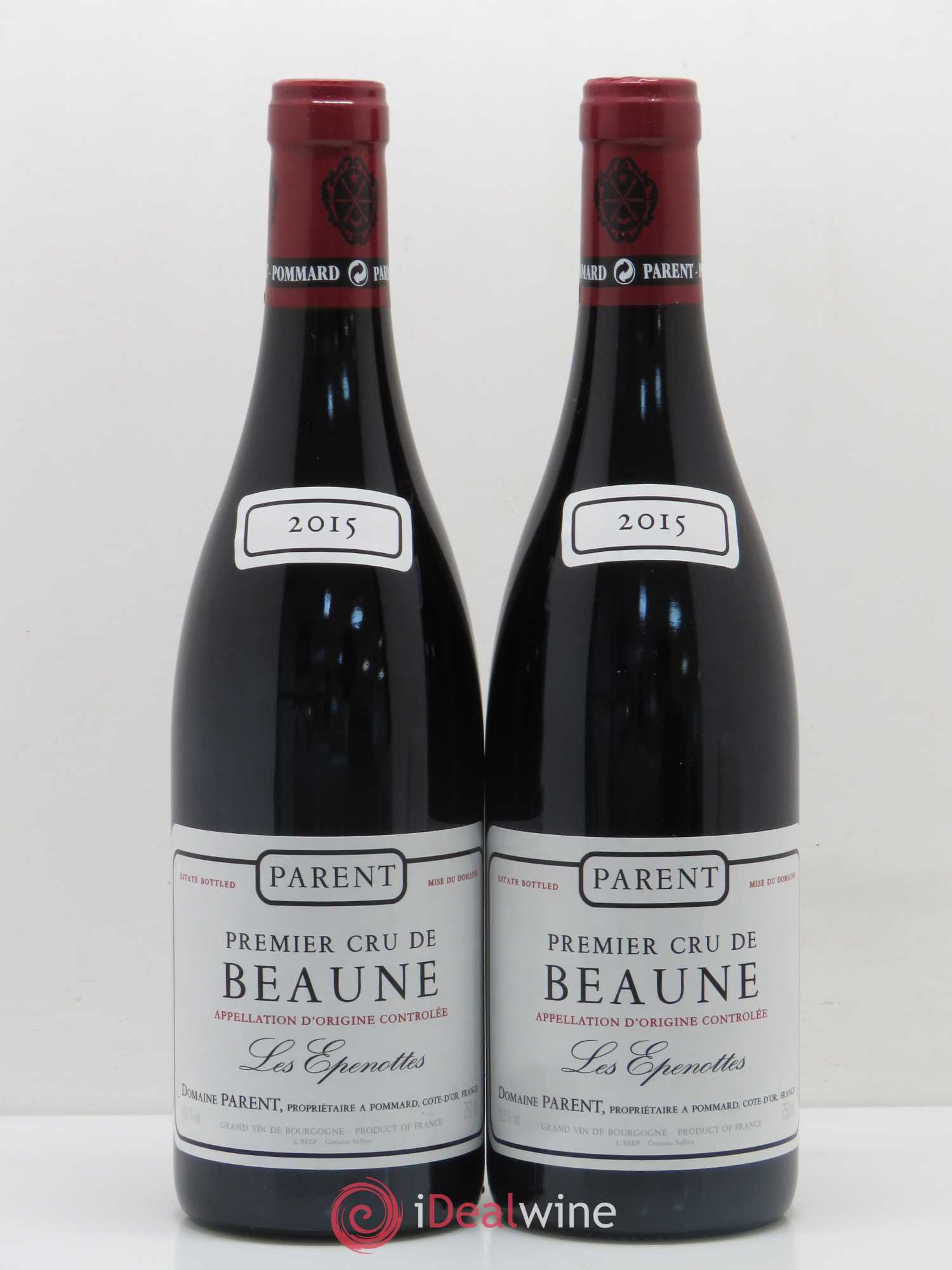 Beaune 1er Cru Les Epenottes Domaine Parent 2015 - Posten von 2 Flaschen - 0