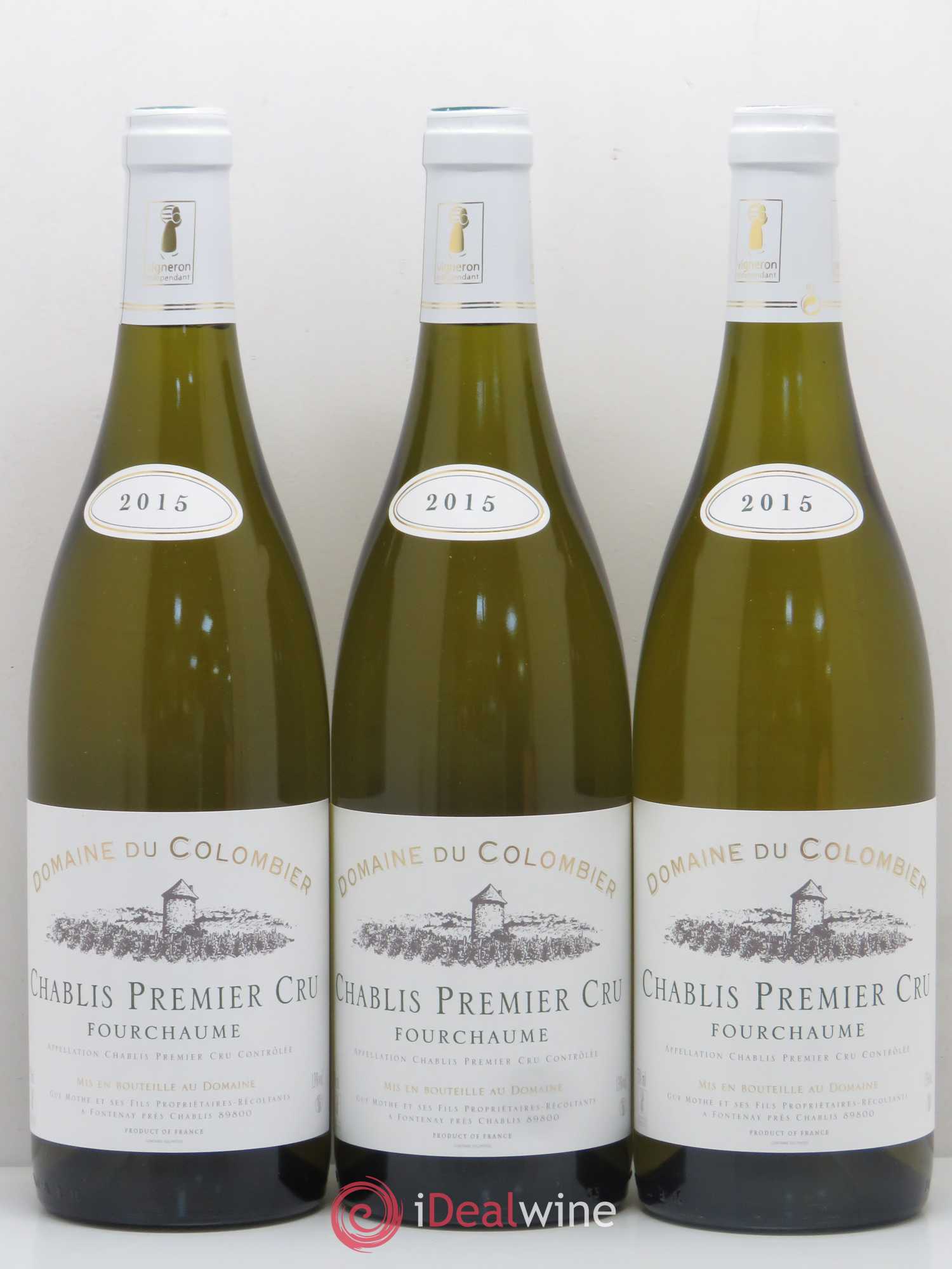 Chablis 1er Cru Fourcheaume Domaine Du Colombier 2015 - Posten von 3 Flaschen - 0