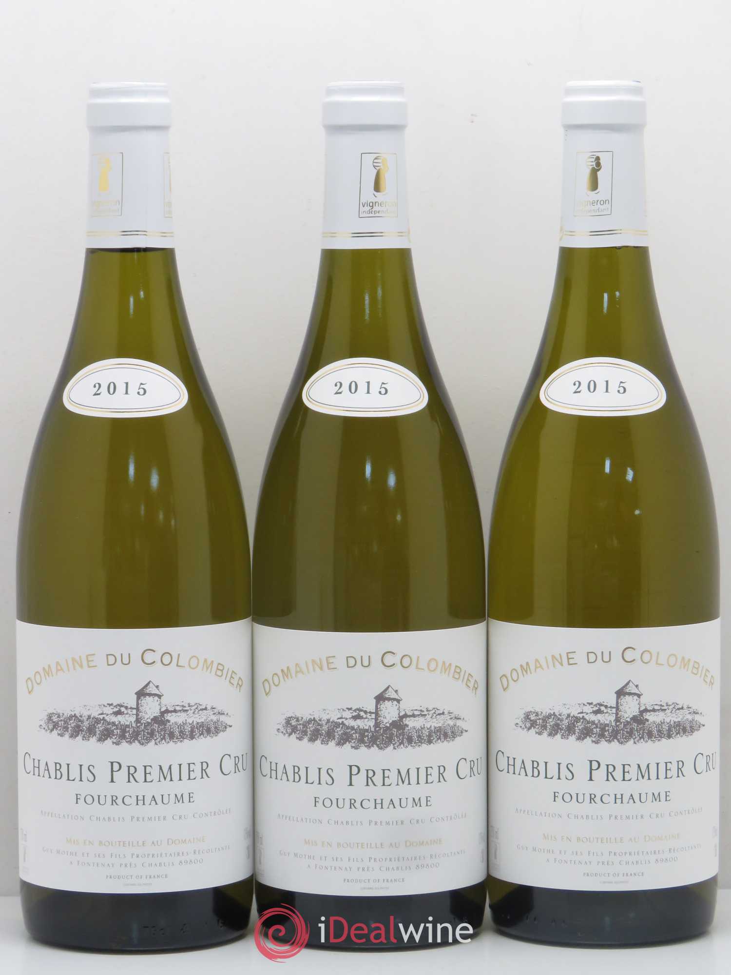 Chablis 1er Cru Fourcheaume Domaine Du Colombier 2015 - Posten von 3 Flaschen - 0