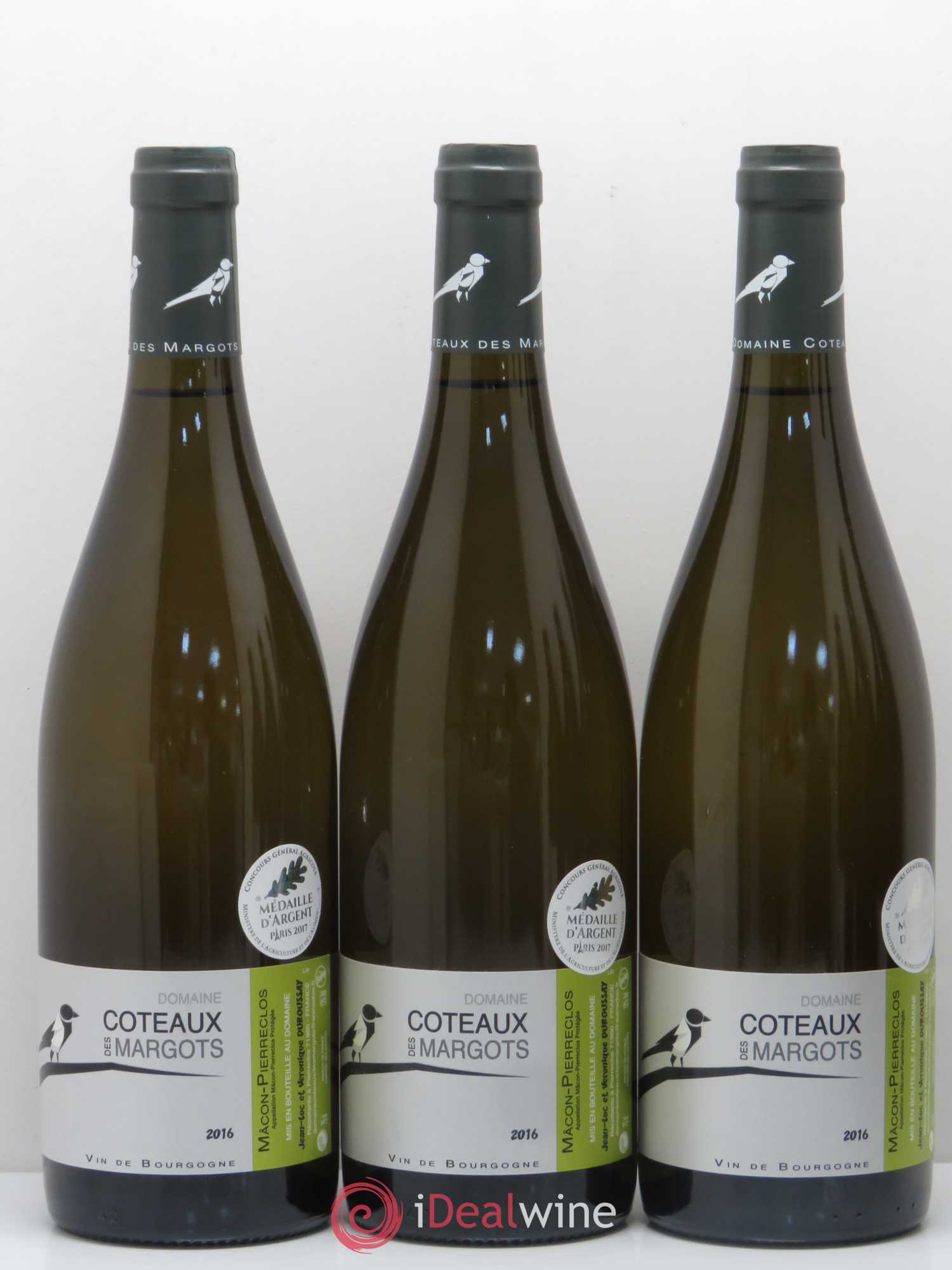 Divers Mâcon-Pierreclos Domaine Côteaux des Margots 2016 - Posten von 6 Flaschen - 1