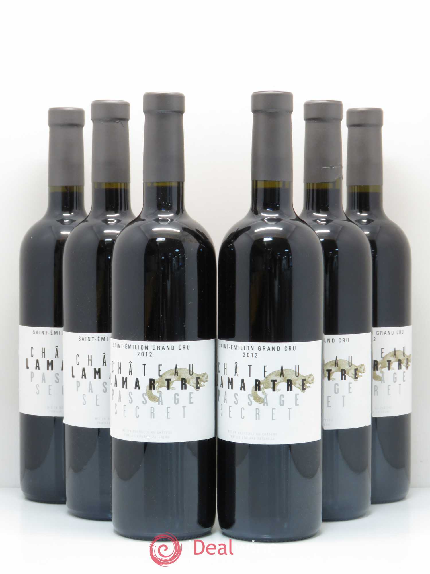Château Lamartre Passage Secret 2012 - Lot de 6 bouteilles - 0