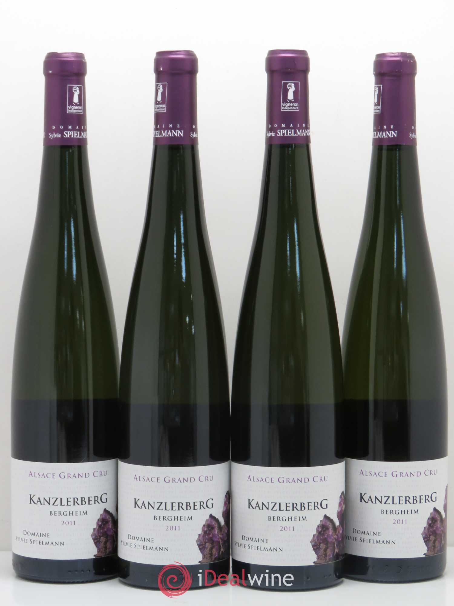 Riesling Grand Cru Grand Cru Kanzlerberg Domaine Sylvie Spielmann 2011 - Posten von 4 Flaschen - 0