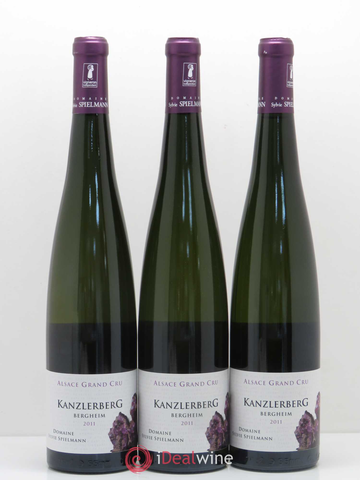 Riesling Grand Cru Grand Cru Kanzlerberg Domaine Sylvie Spielmann 2011 - Posten von 3 Flaschen - 0