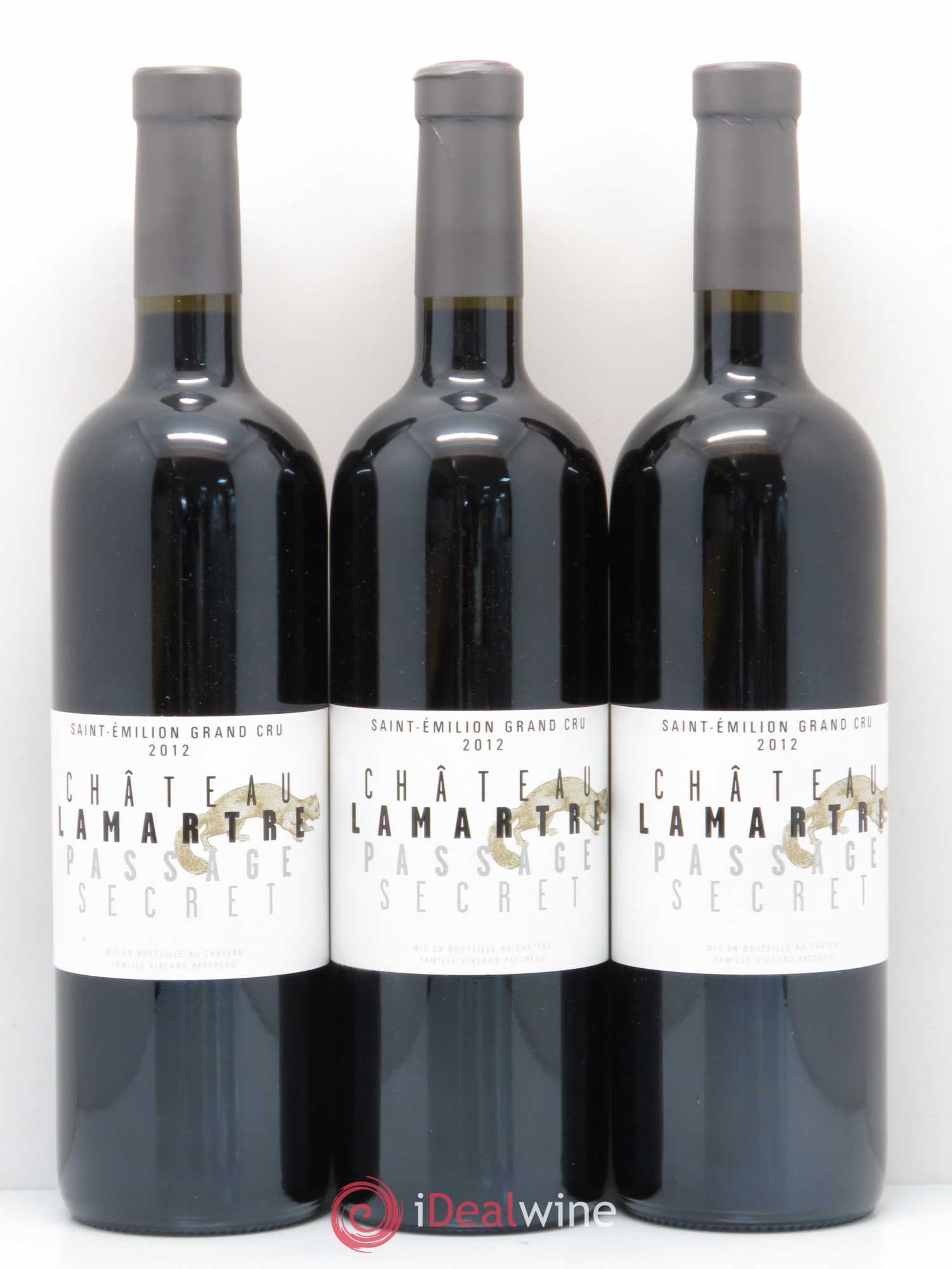 Château Lamartre Passage Secret 2012 - Lot de 3 bouteilles - 0