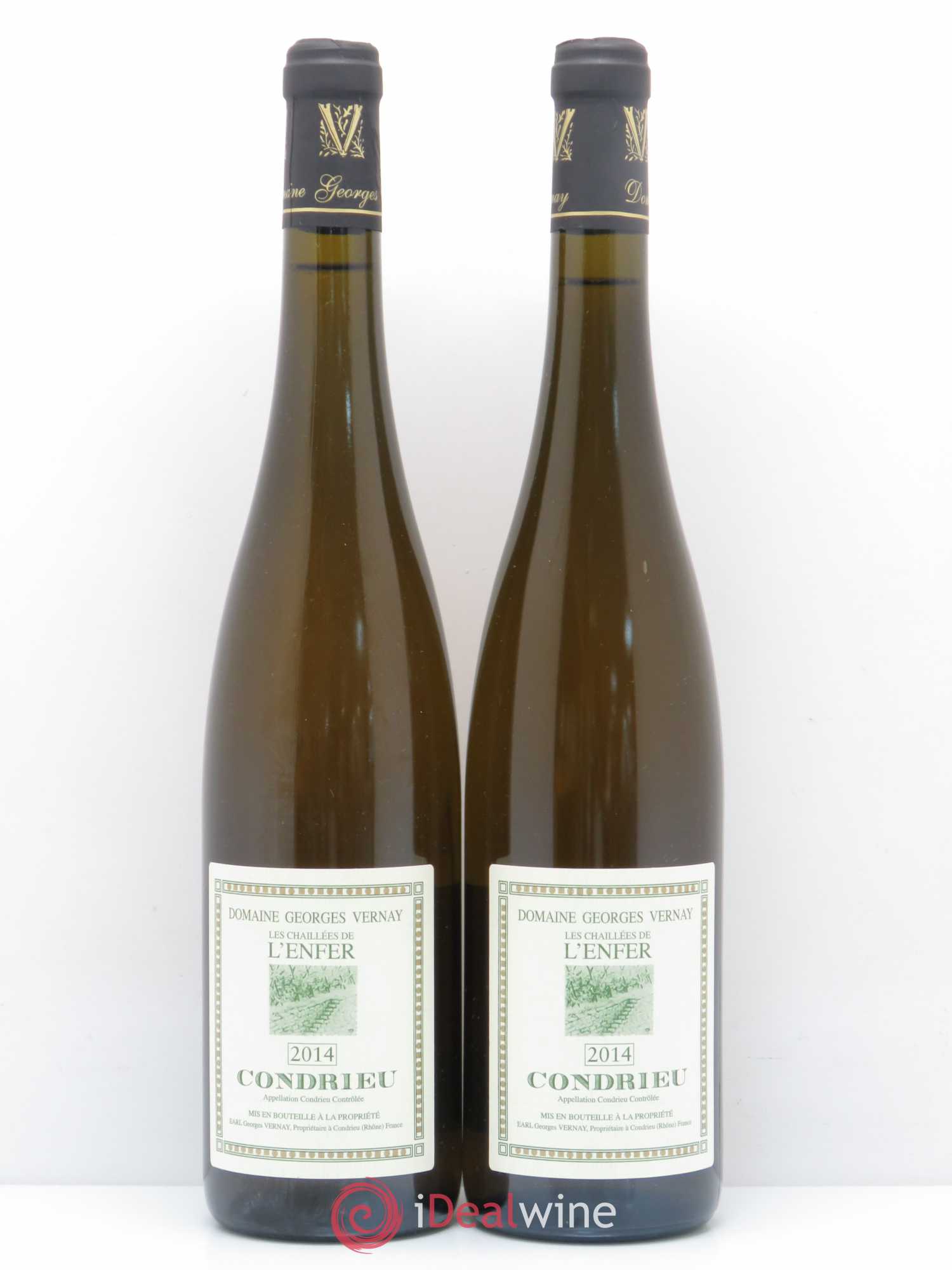 Condrieu Les Chaillées de l'Enfer Georges Vernay 2014 - Lot de 2 bouteilles - 0