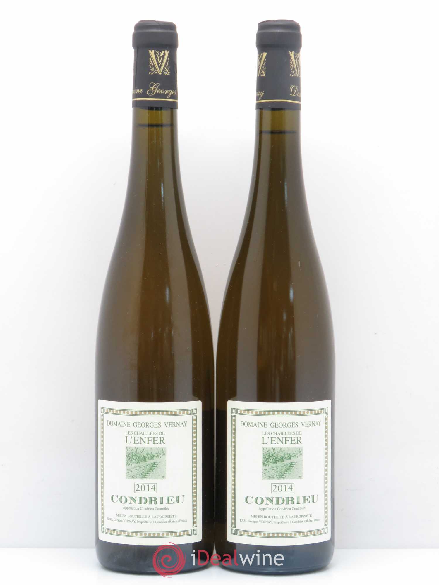 Condrieu Les Chaillées de l'Enfer Georges Vernay 2014 - Lot de 2 bouteilles - 0