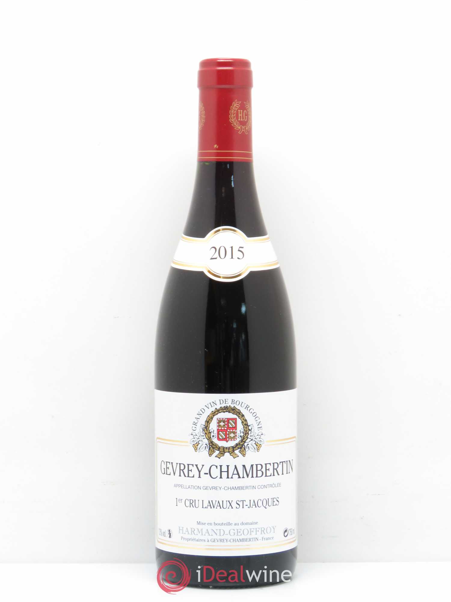 Gevrey-Chambertin 1er Cru Lavaux Saint Jacques Harmand-Geoffroy (Domaine) 2015 - Lot de 1 bouteille - 0