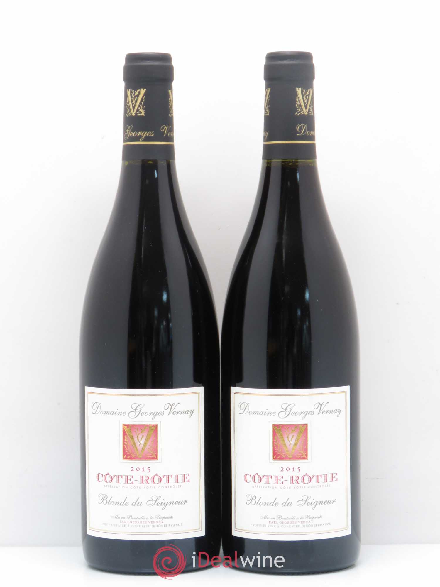 Côte-Rôtie Blonde du Seigneur Georges Vernay 2015 - Lot de 2 bouteilles - 0