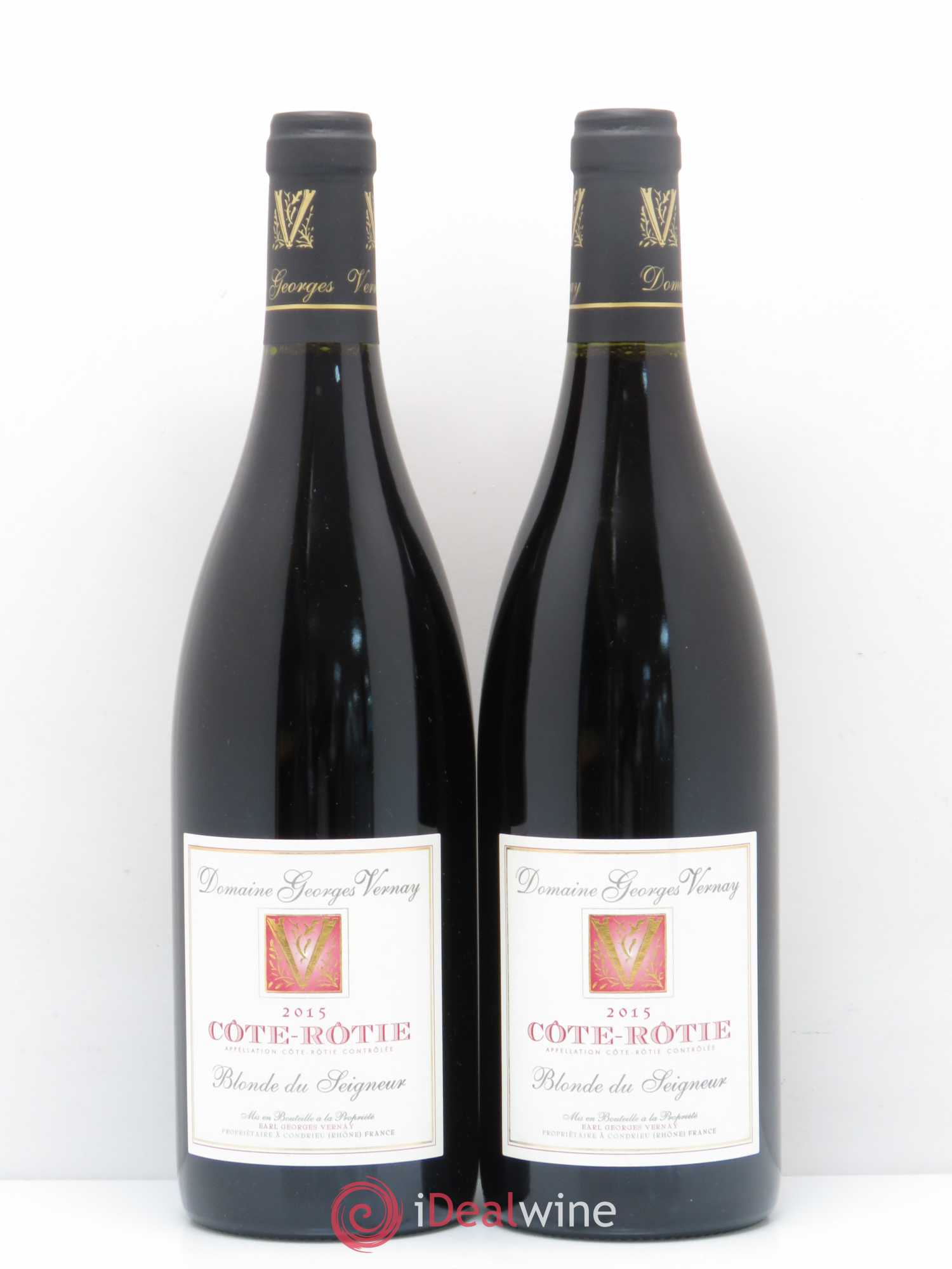 Côte-Rôtie Blonde du Seigneur Georges Vernay 2015 - Lot de 2 bouteilles - 0