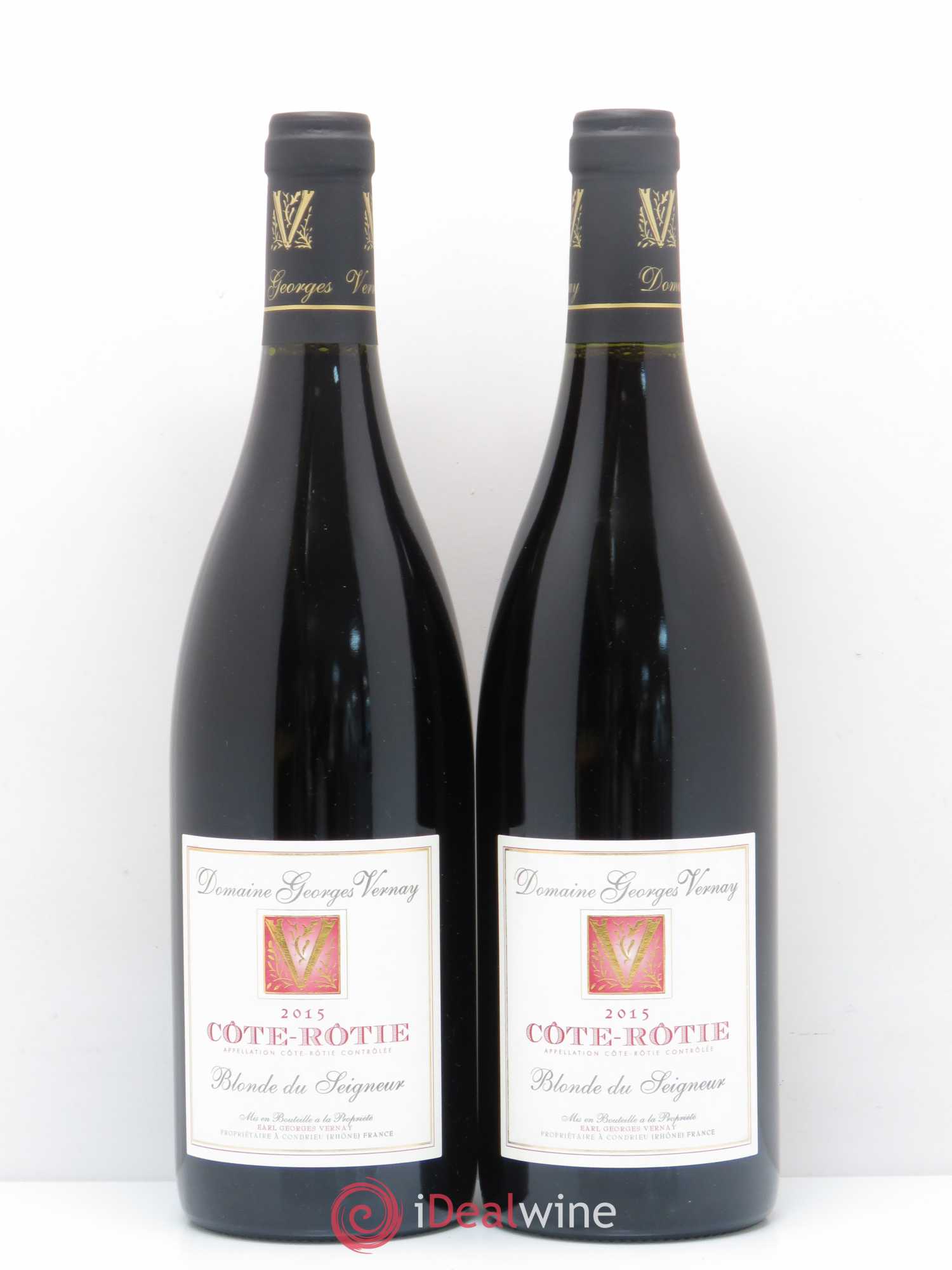 Côte-Rôtie Blonde du Seigneur Georges Vernay 2015 - Lot de 2 bouteilles - 0