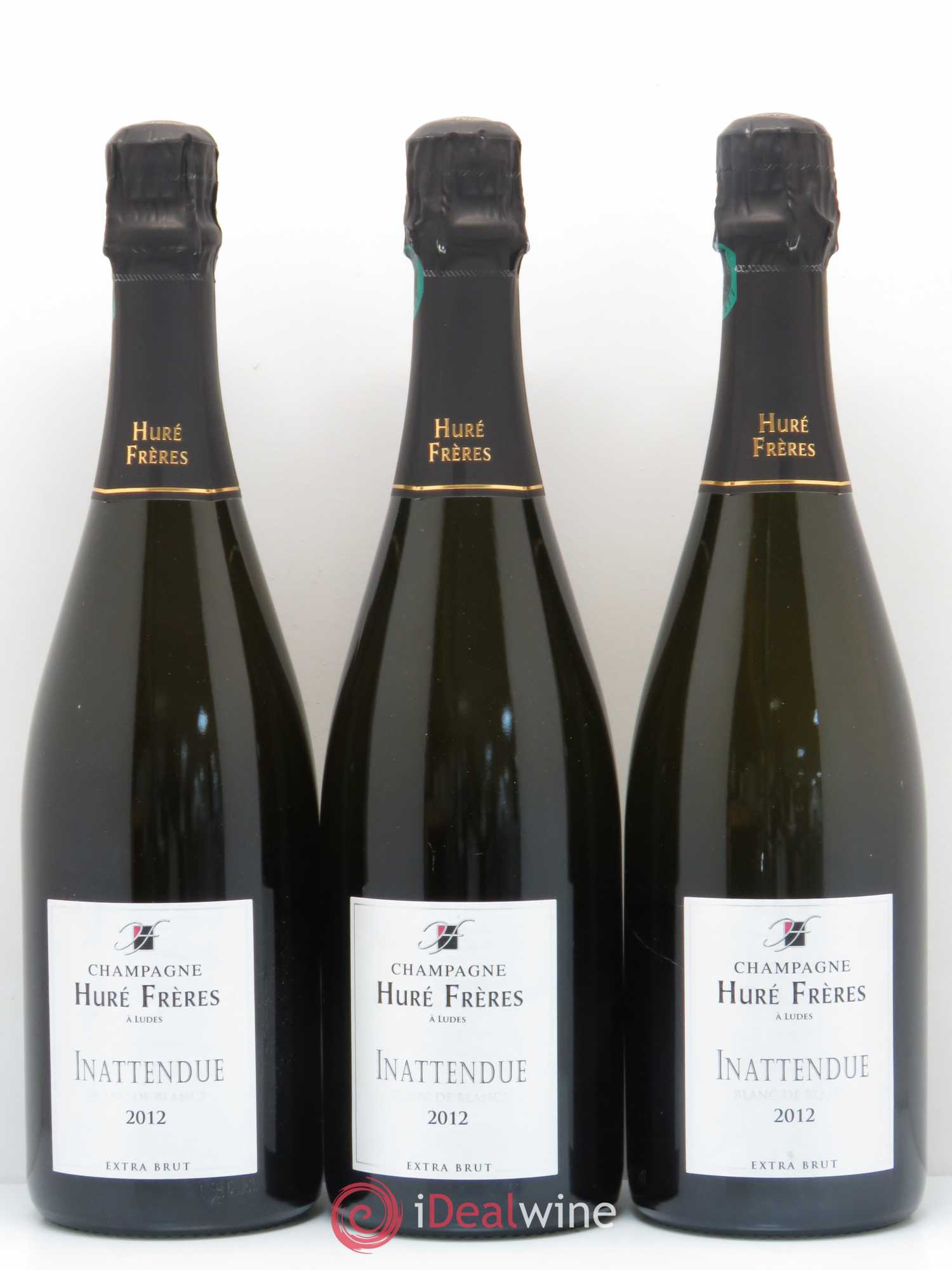 Champagne L'inattendue Blanc de Blancs Extra Brut Huré Frères 2012 - Lot of 6 bottles - 1