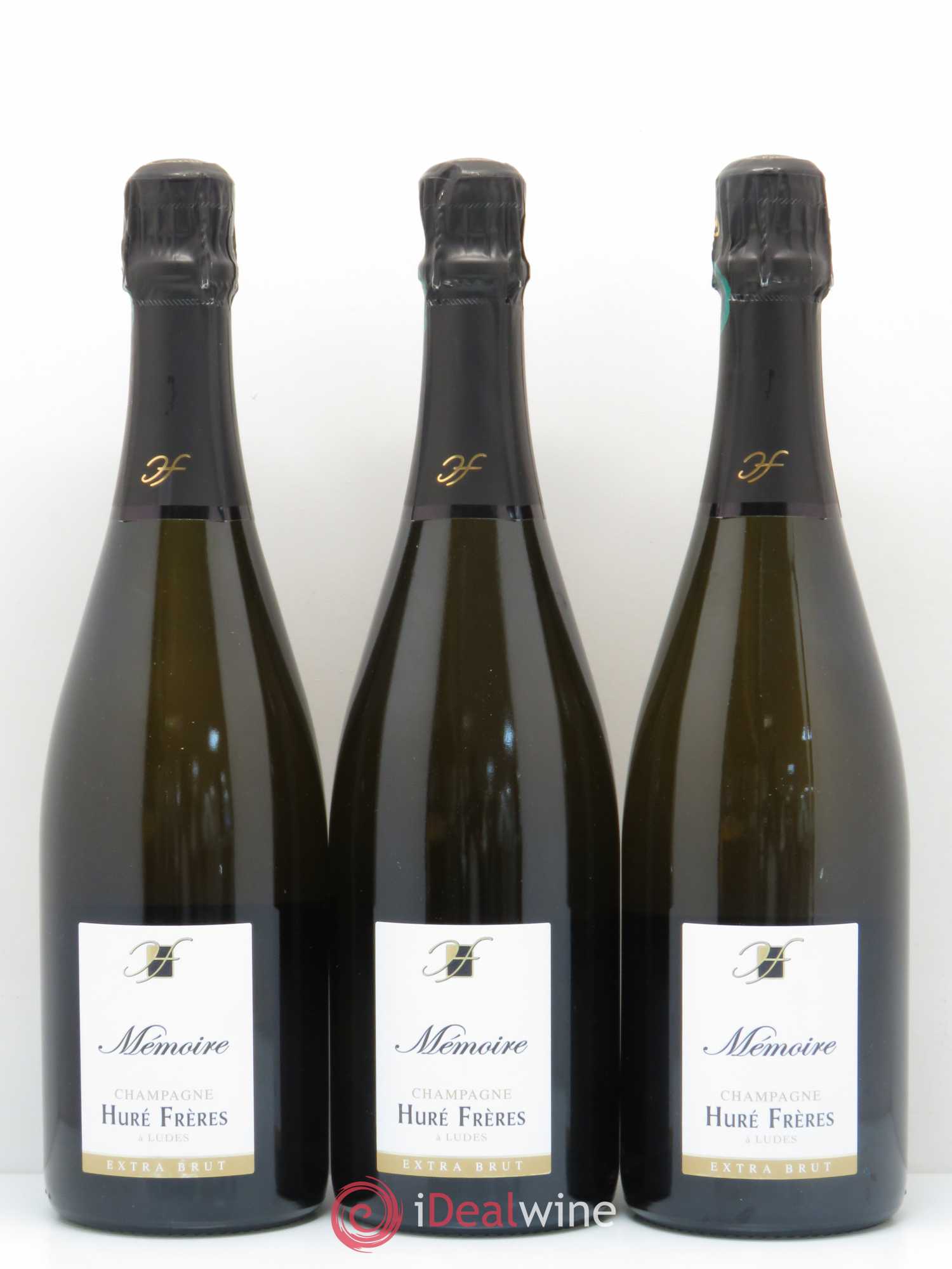 Champagne Mémoire Extra Brut Soléra depuis 1986 Champagne Huré Frères - Lot of 3 bottles - 0