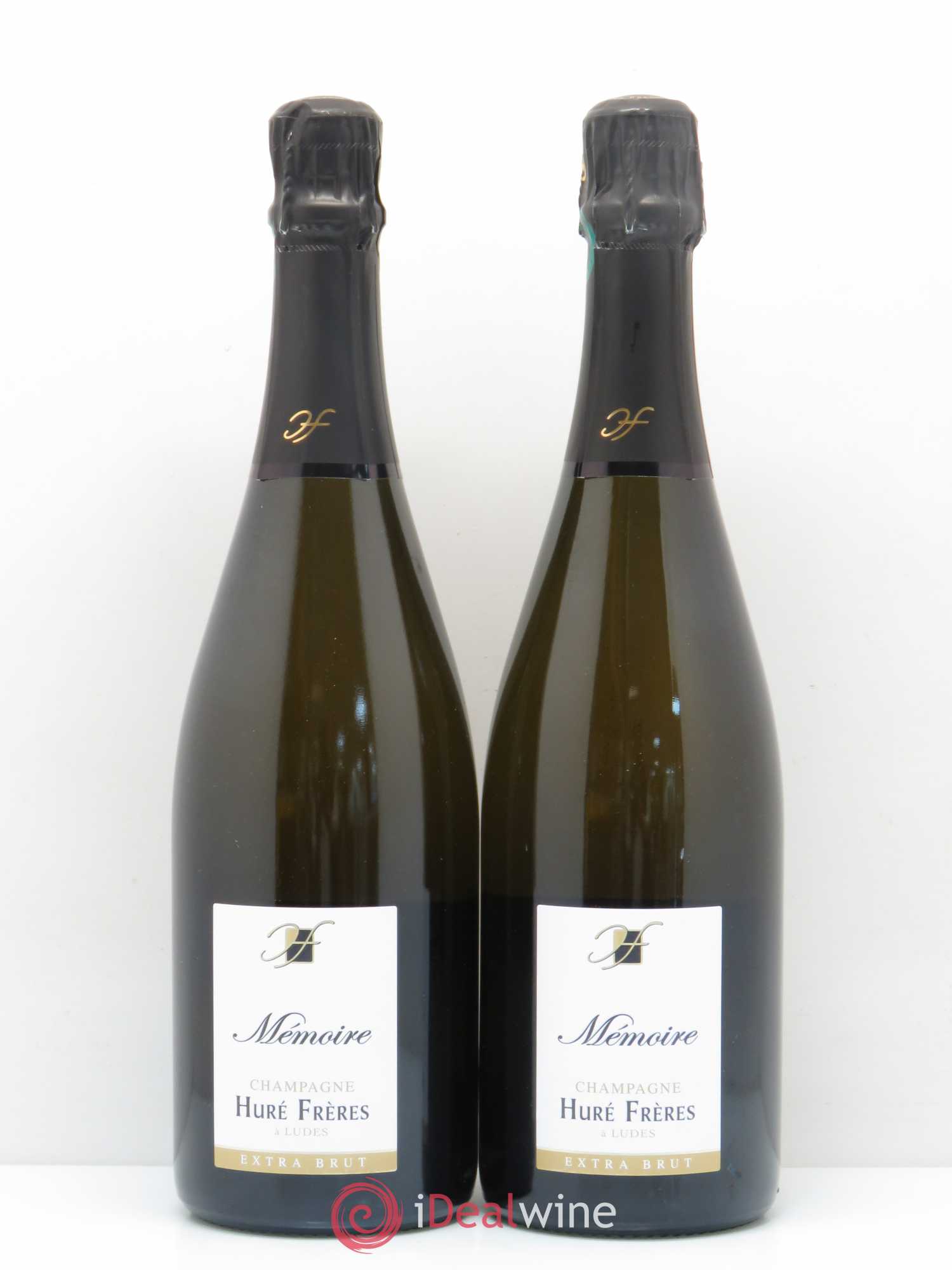 Champagne Mémoire Extra Brut Soléra depuis 1986 Champagne Huré Frères - Posten von 2 Flaschen - 0