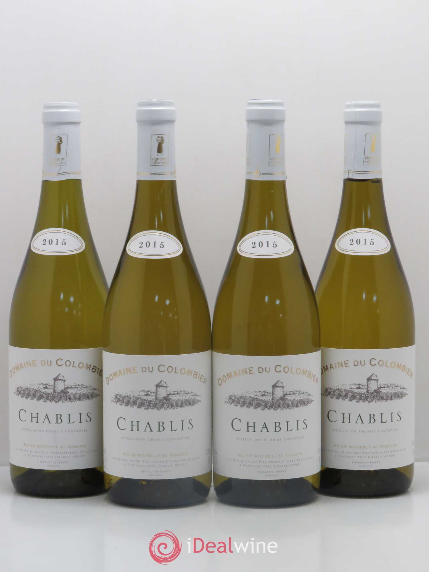 Chablis Domaine Du Colombier 2015 - Posten von 4 Flaschen - 0